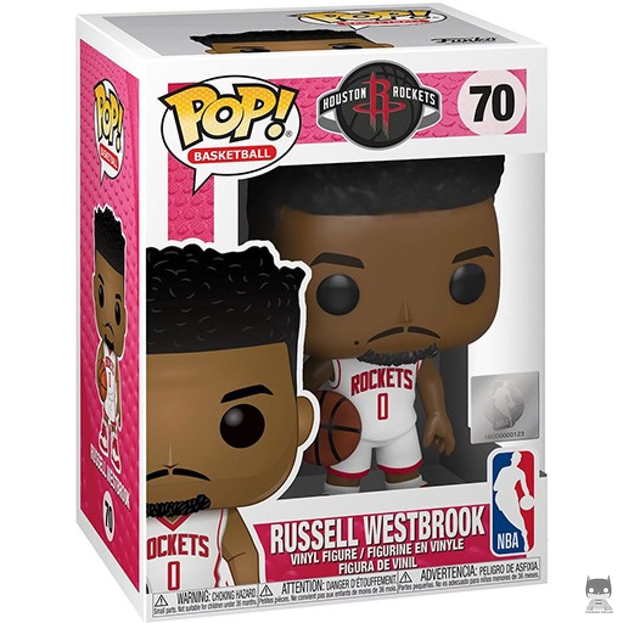Figurine Funko POP Russell Westbrook avec boîte