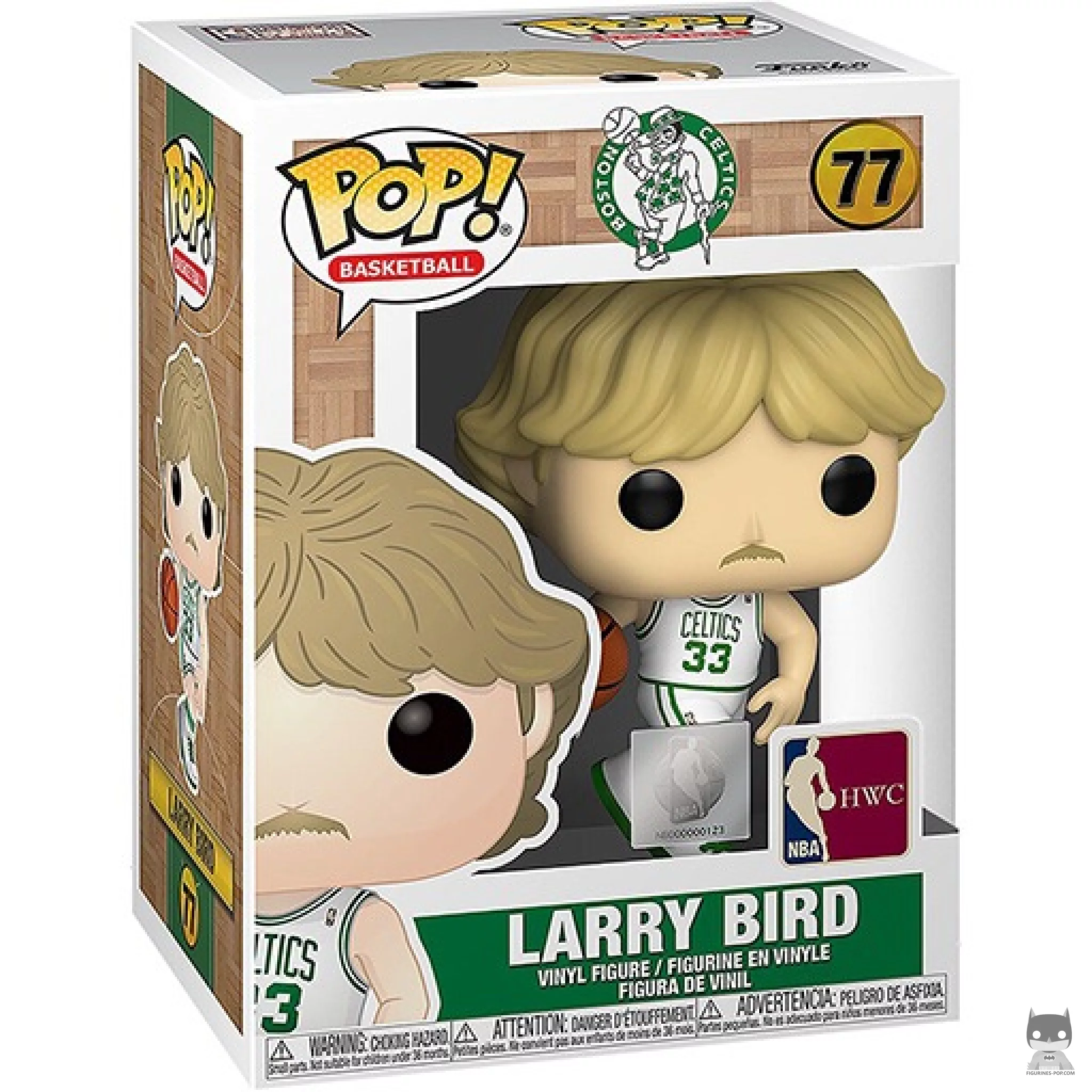 Figurine Funko POP Larry Bird (Celtics home) avec boîte
