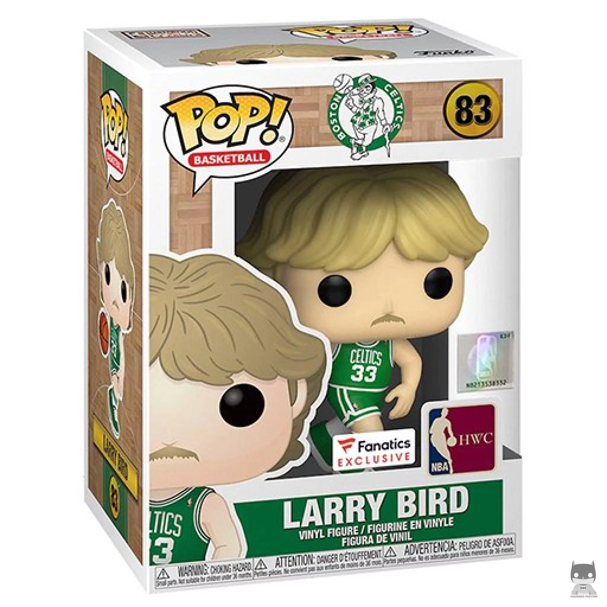Figurine Funko POP Larry Bird avec boîte