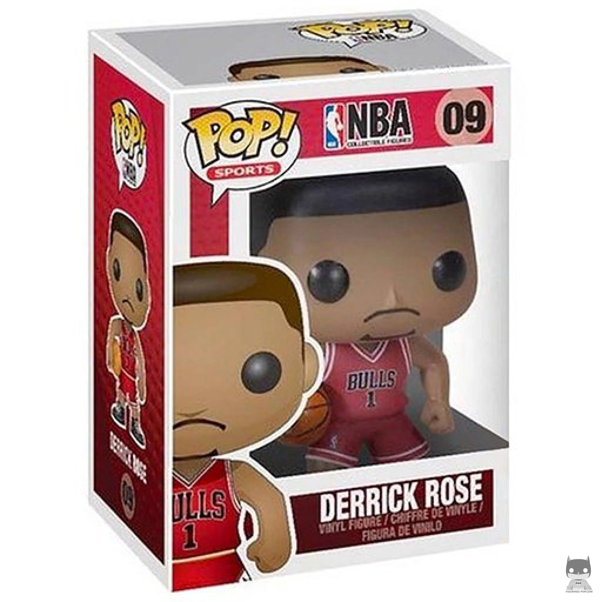 Figurine Funko POP Derrick Rose avec boîte