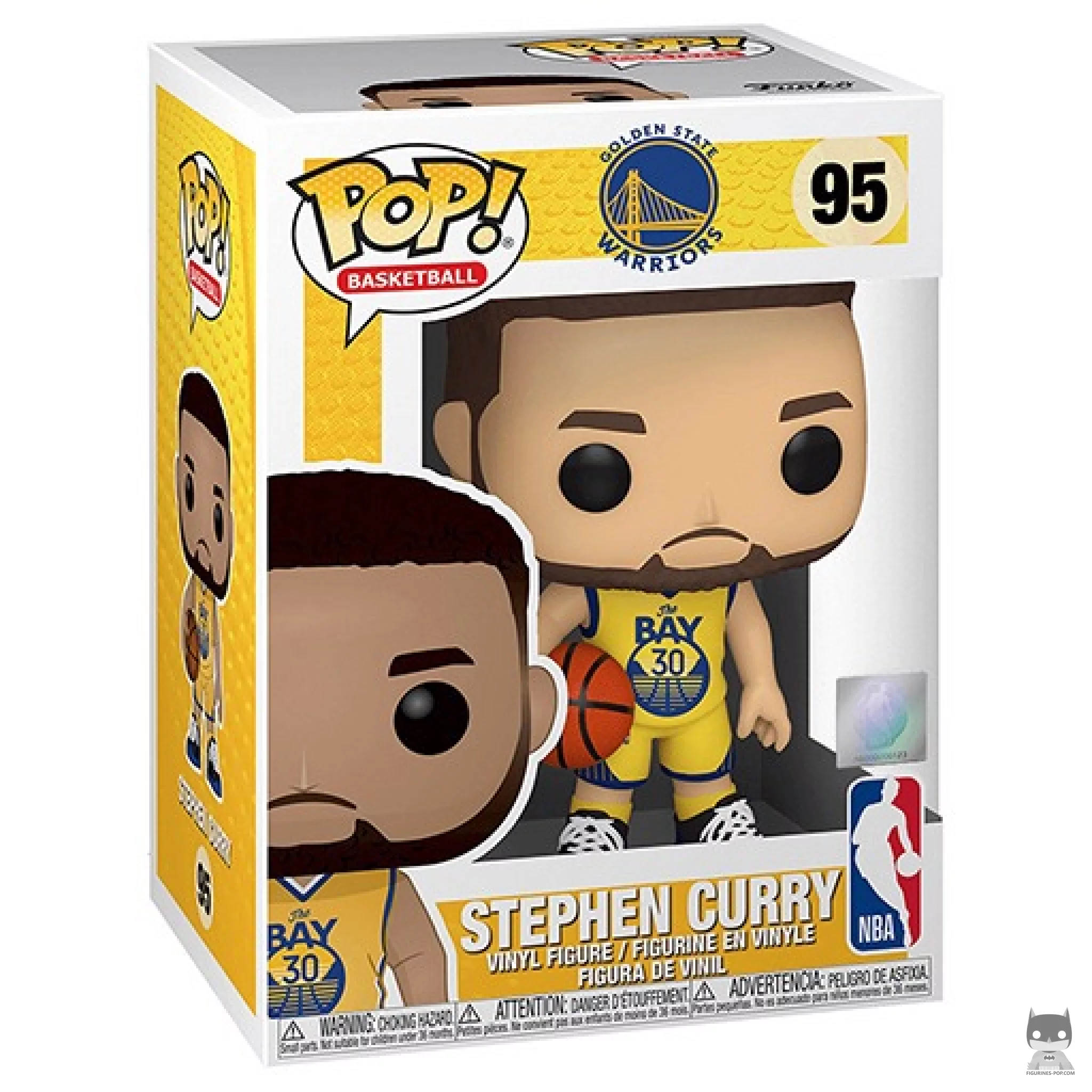 Figurine Funko POP Steph Curry avec boîte