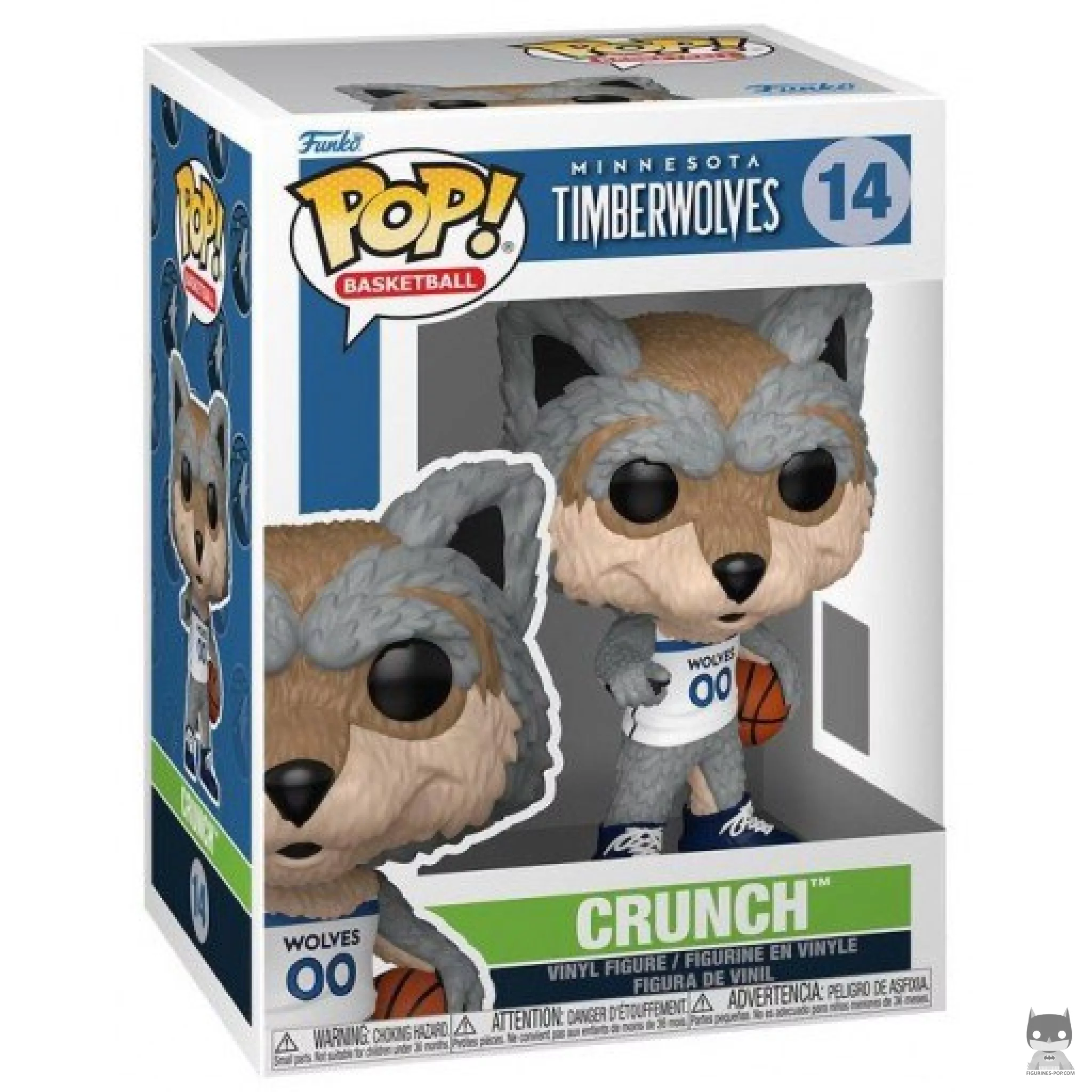 Figurine Funko POP Crunch (Minnesota Timberwolves) avec boîte