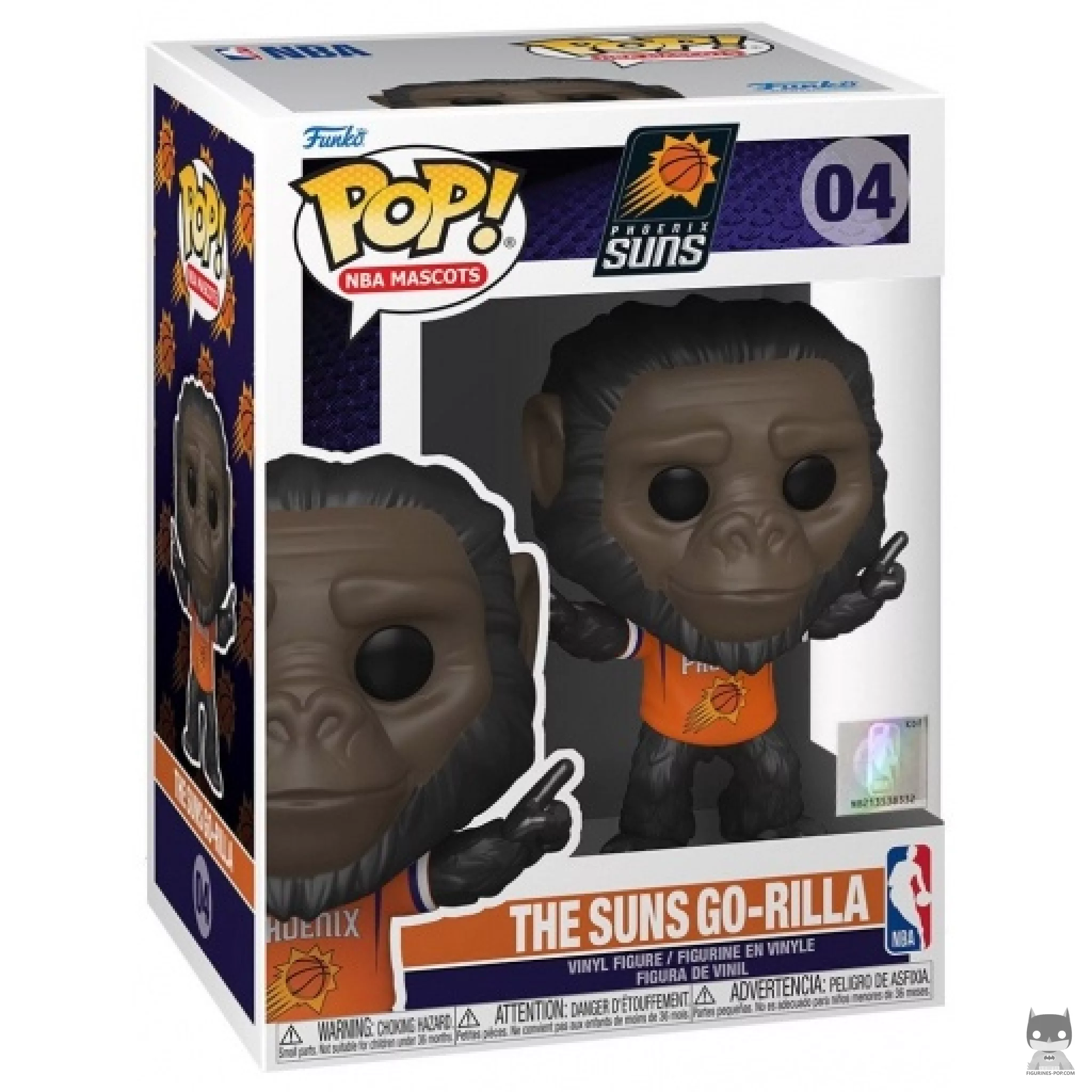Figurine Funko POP The Suns Go-Rilla (Phoenix Suns) avec boîte