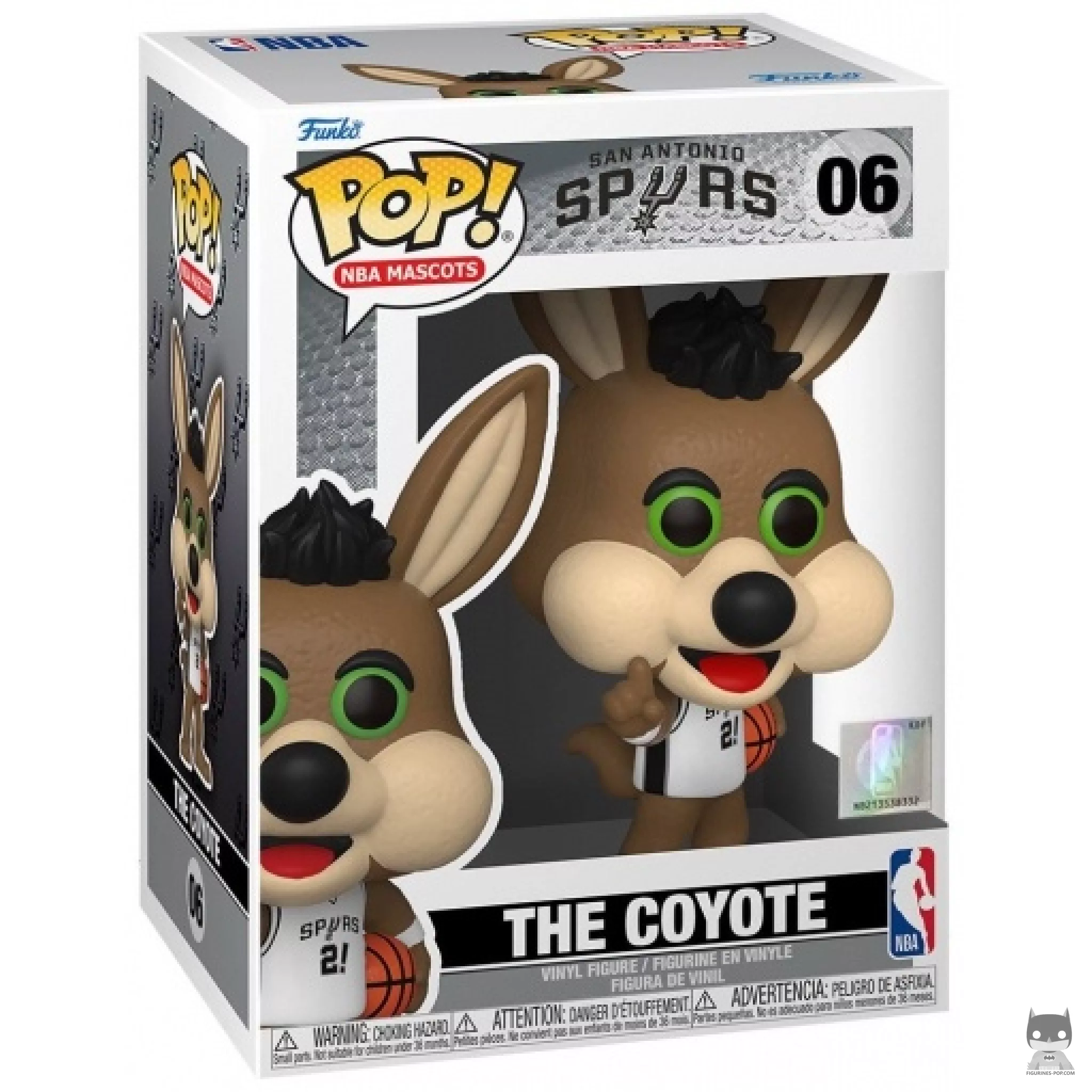 Figurine Funko POP The Coyote (San Antonio Spurs) avec boîte