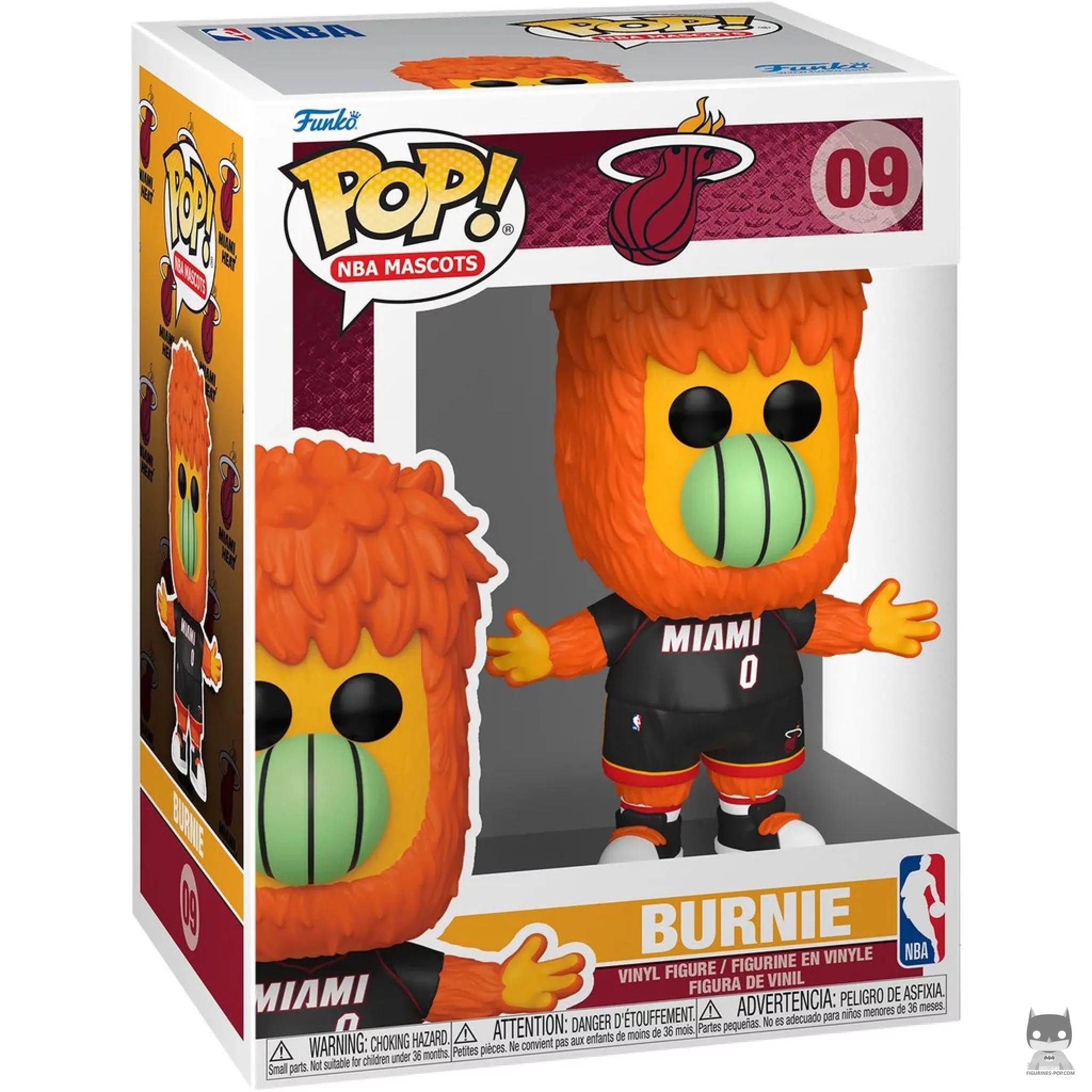 Figurine Funko POP Burnie (Miami Heat) avec boîte
