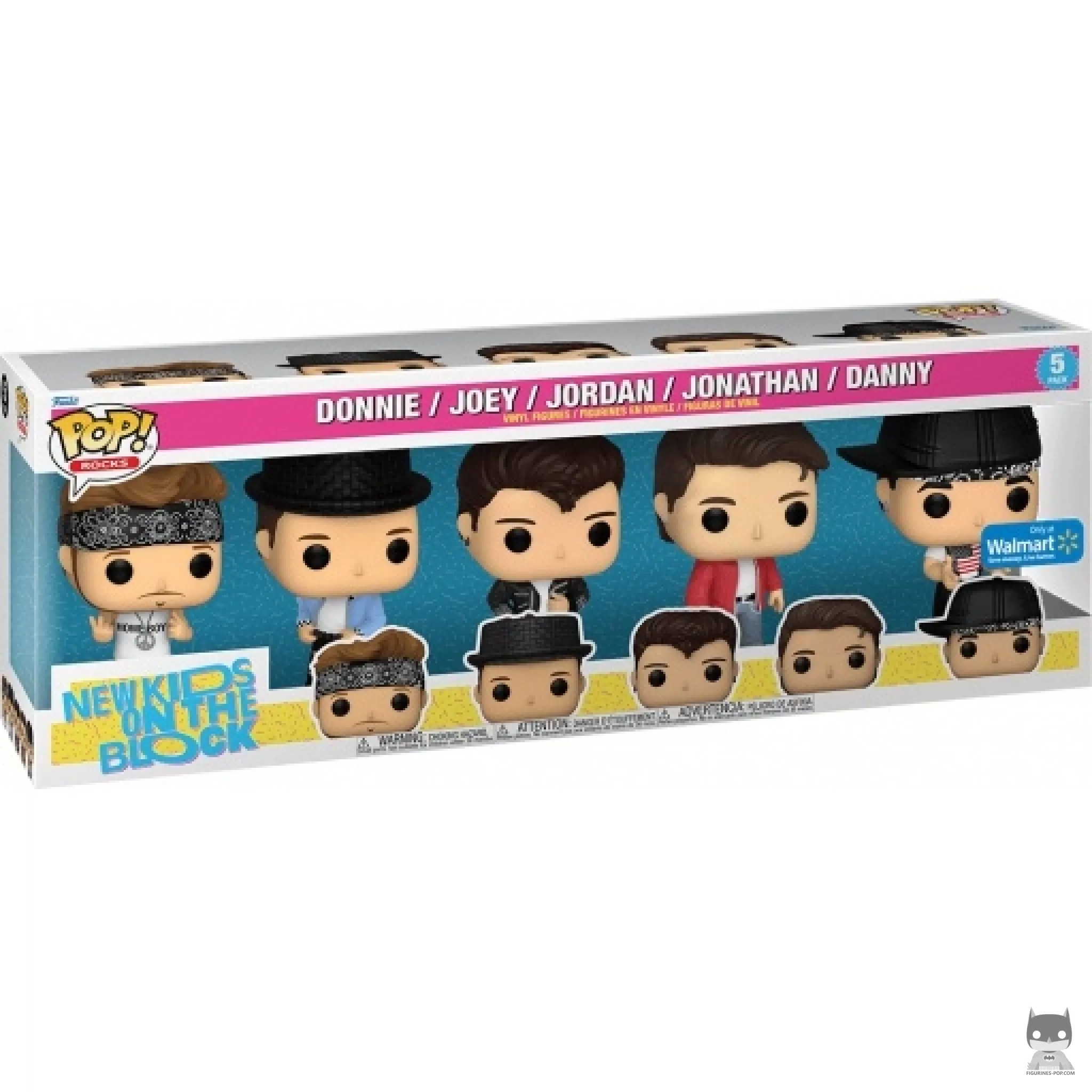 Figurine Funko POP Donnie, Joey, Jordan, Jonathan & Danny avec boîte
