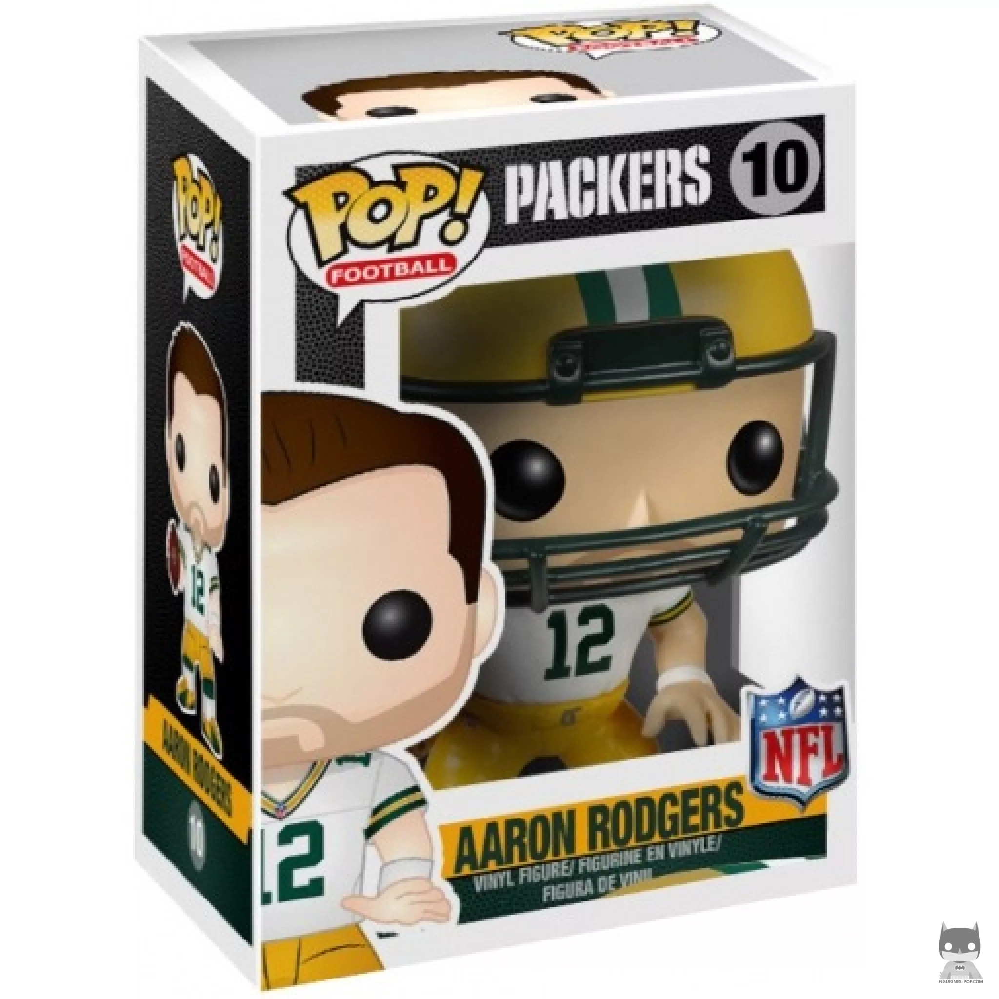 Figurine Funko POP Aaron Rodgers avec boîte