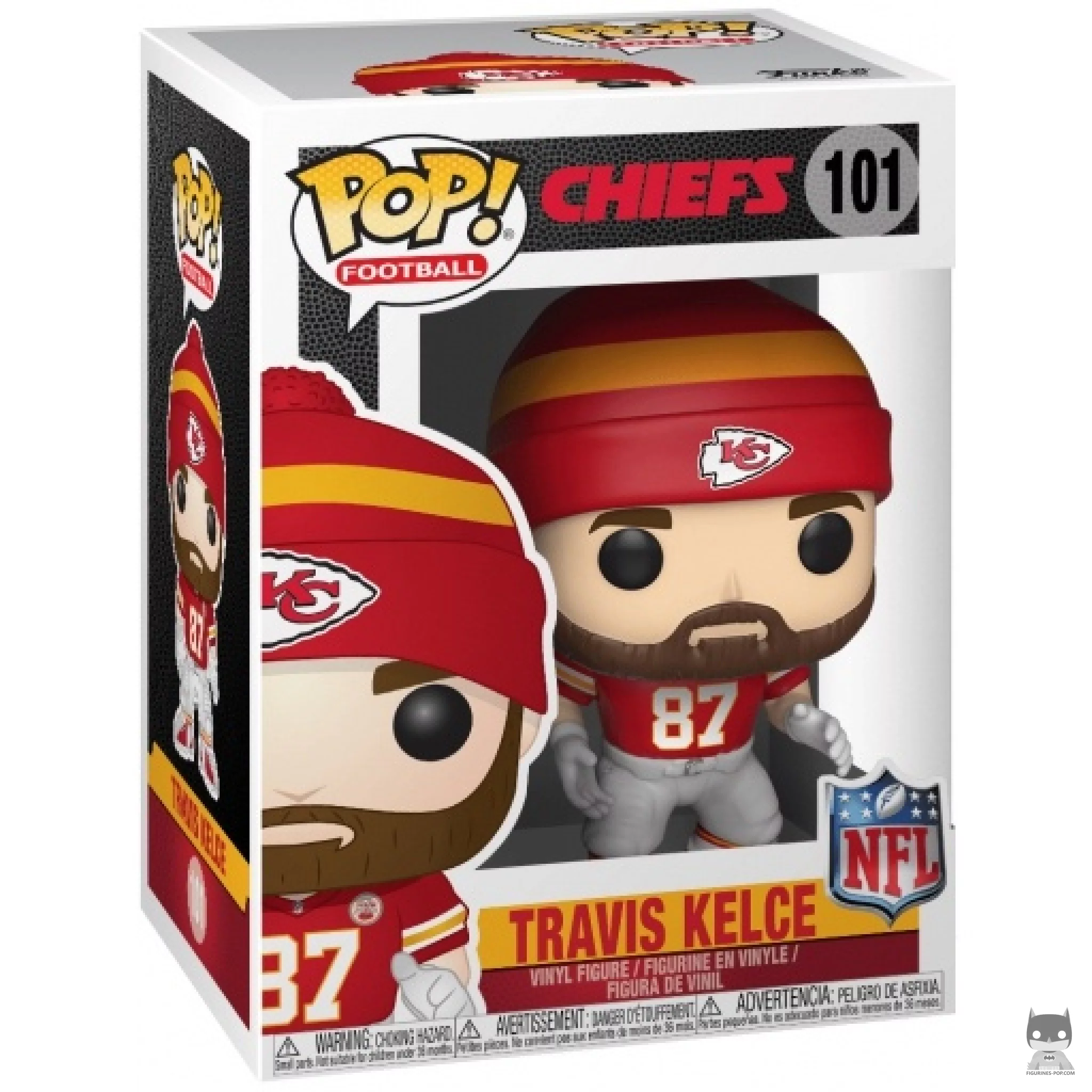 Figurine Funko POP Travis Kelce avec boîte