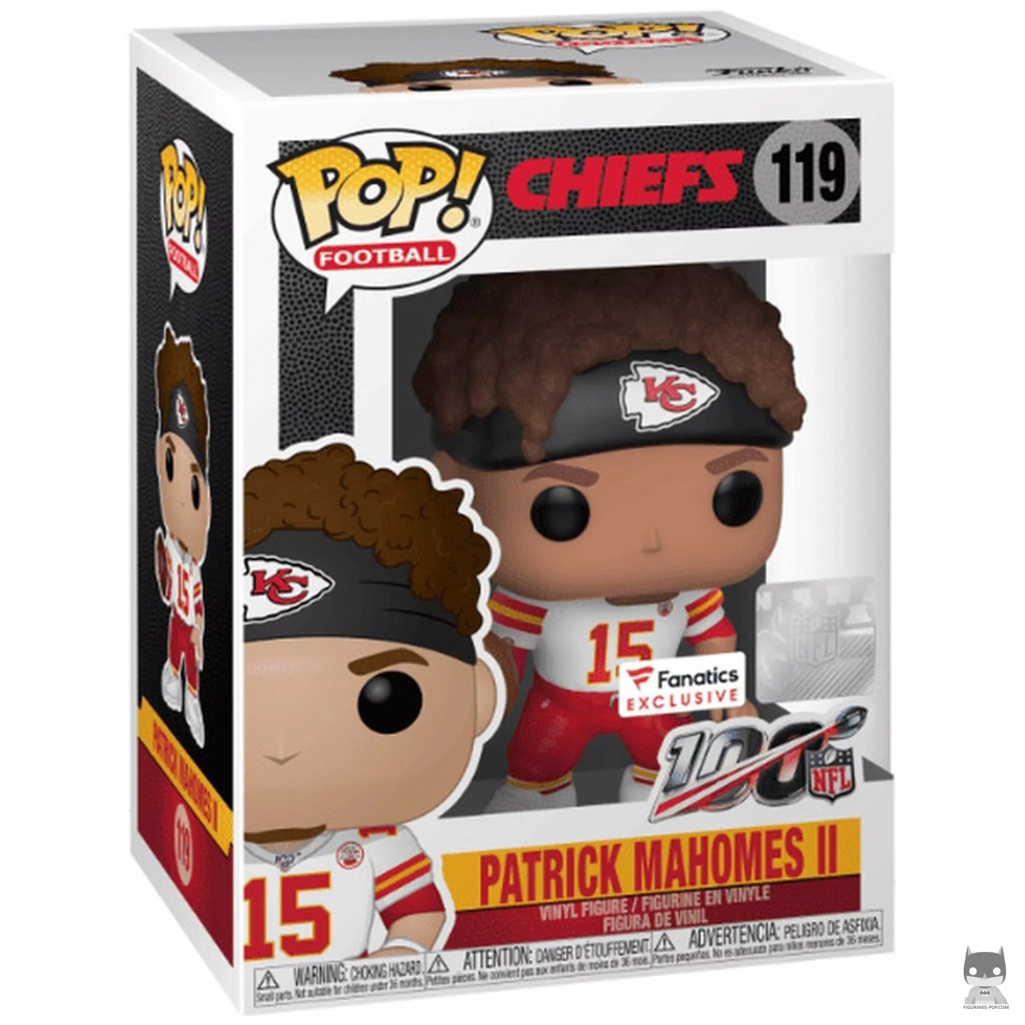 Figurine Funko POP Patrick Mahomes II avec boîte