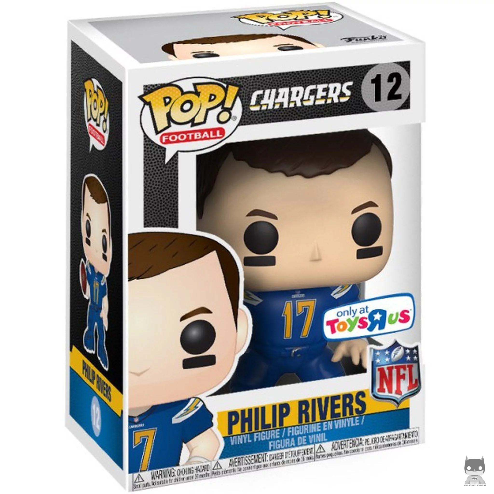 Figurine Funko POP Philip Rivers avec boîte