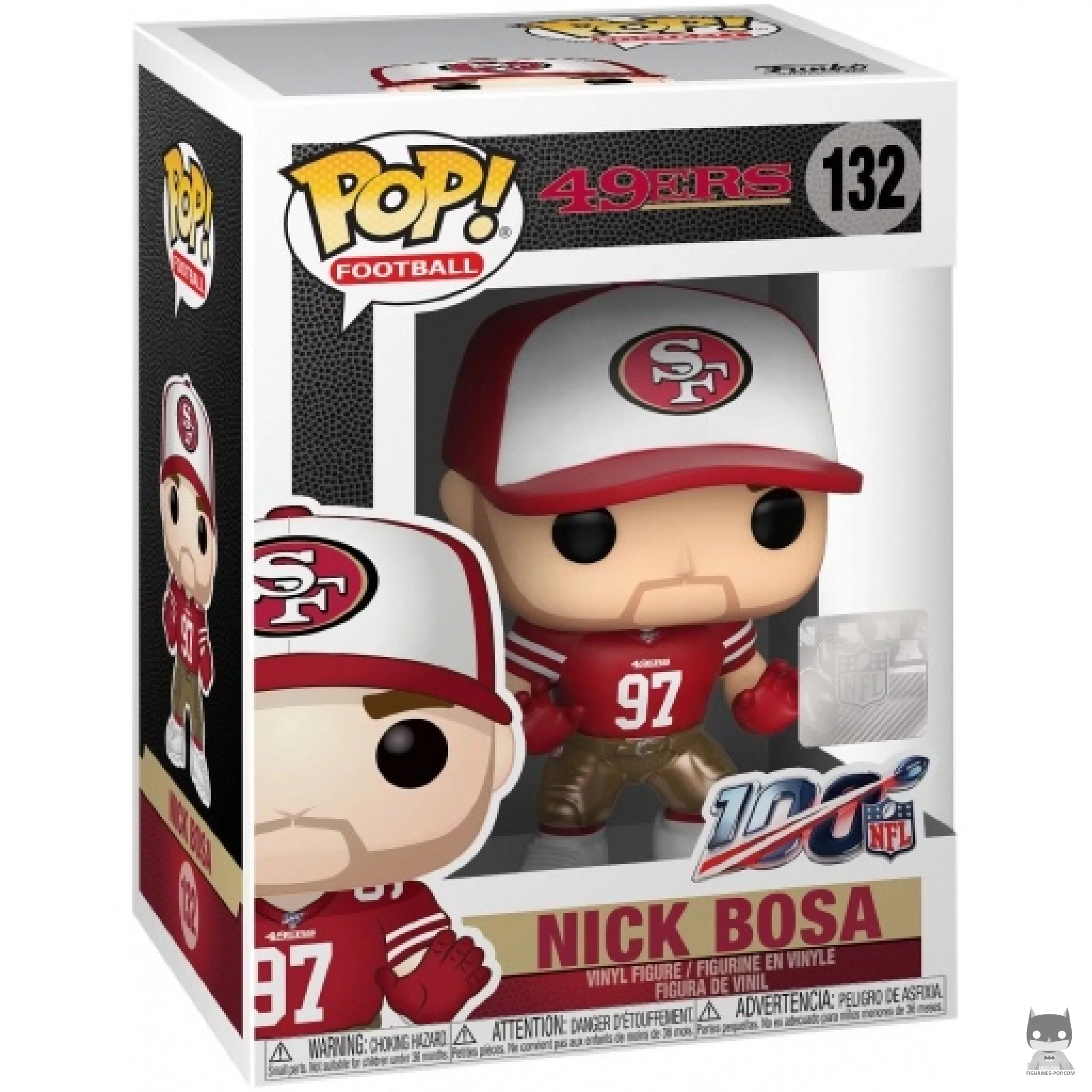 Figurine Funko POP Nick Bosa avec boîte