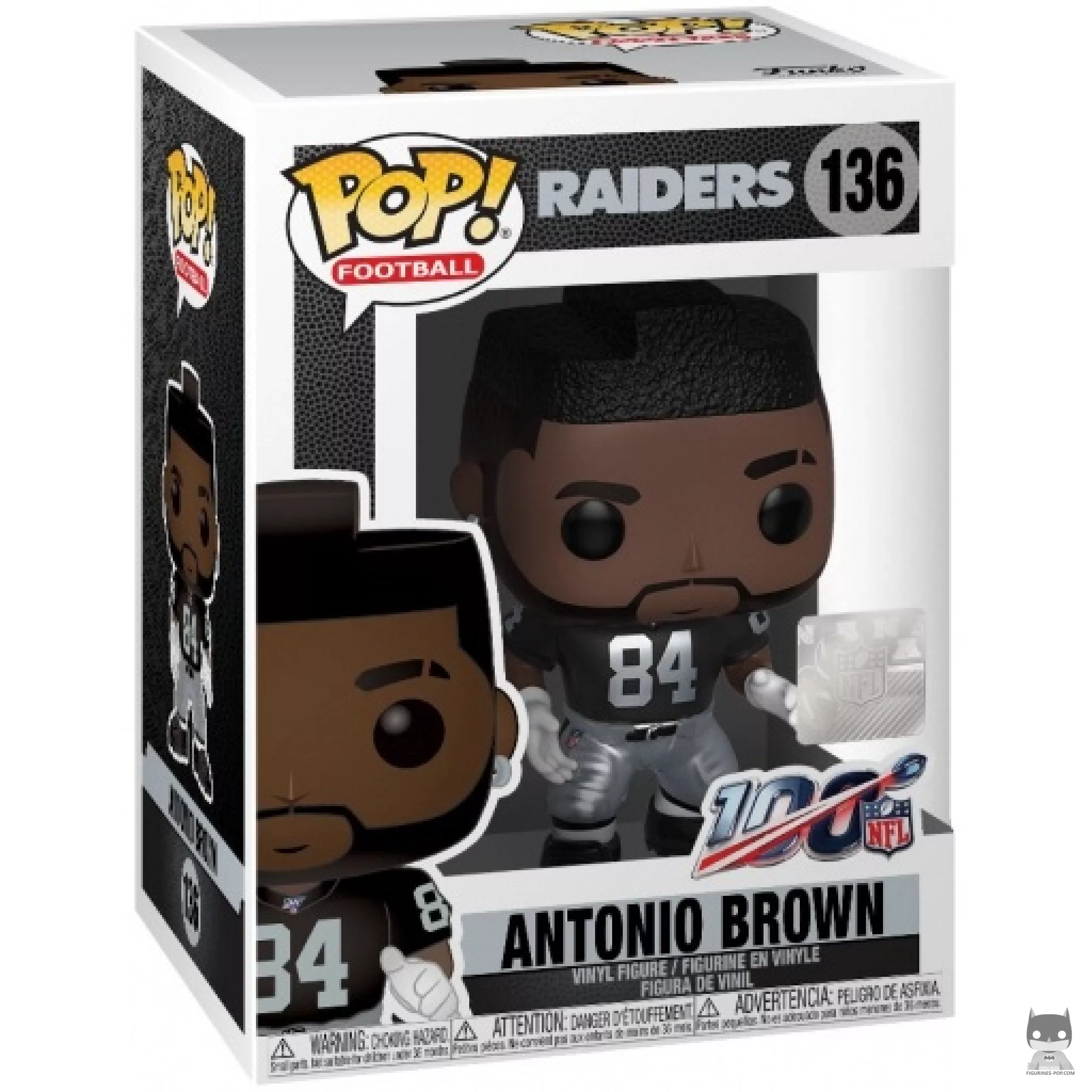 Figurine Funko POP Antonio Brown avec boîte