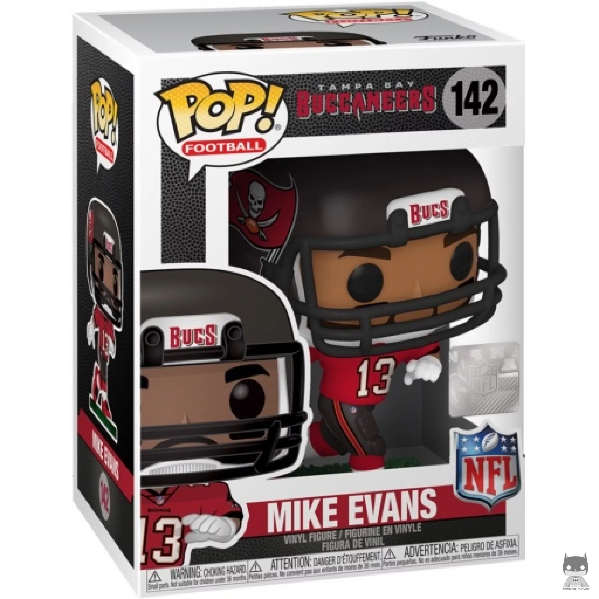 Figurine Funko POP Mike Evans avec boîte