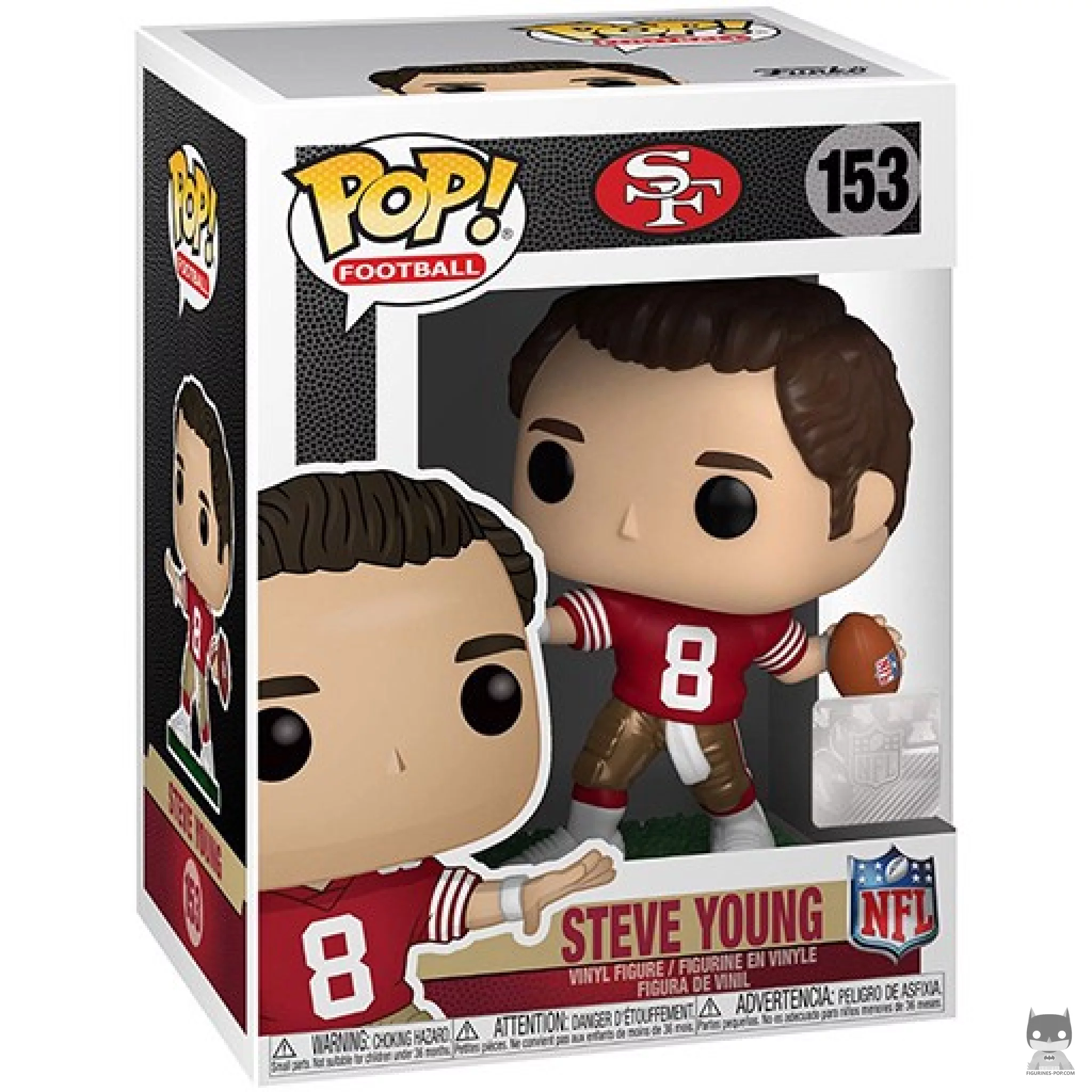 Figurine Funko POP Steve Young avec boîte