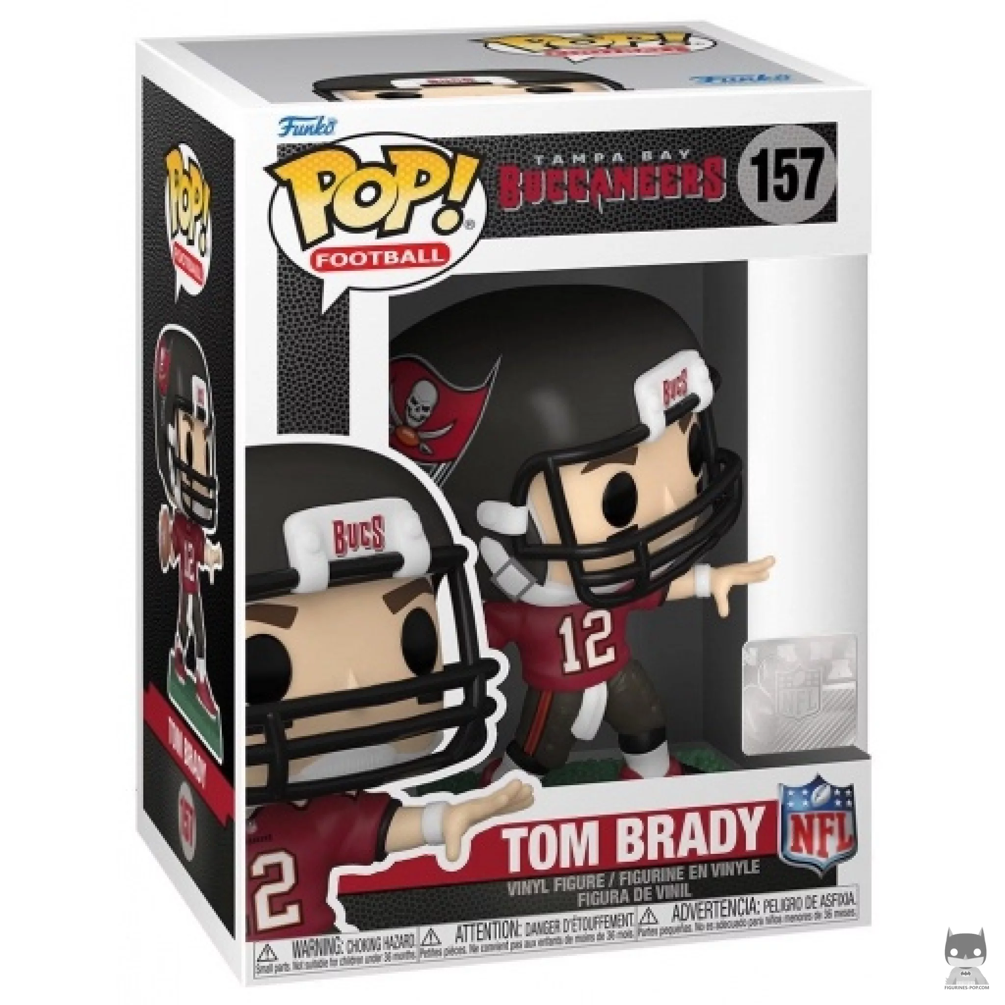 Figurine Funko POP Tom Brady avec boîte