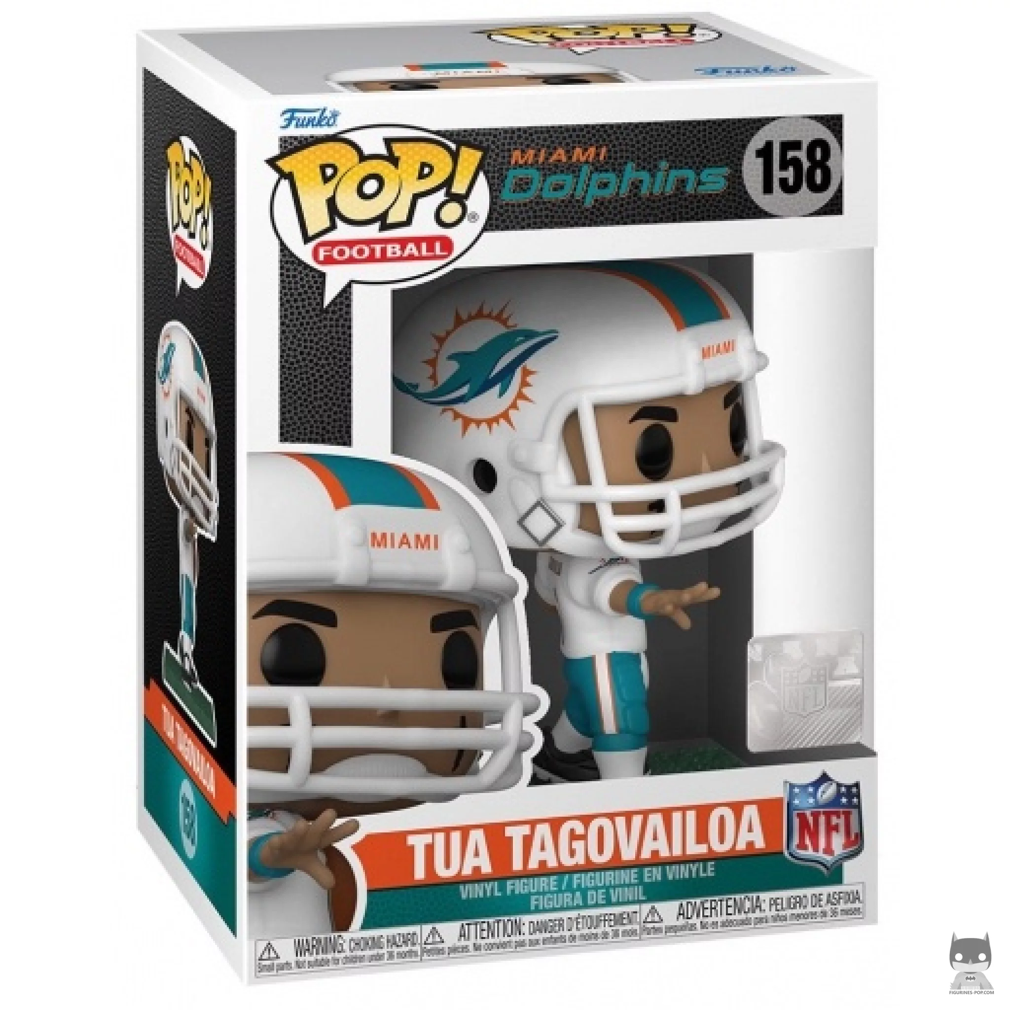Figurine Funko POP Tua Tagovailoa avec boîte