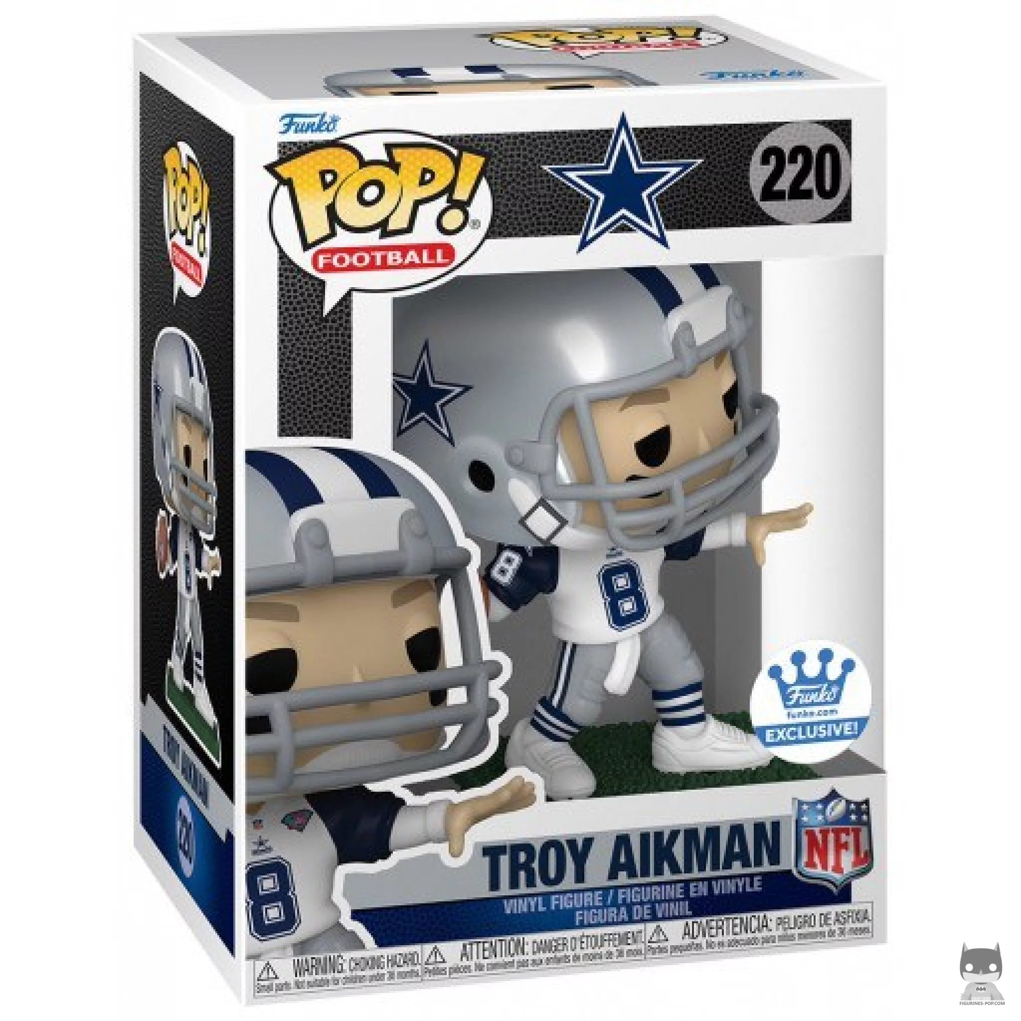 Figurine Funko POP Troy Aikman avec boîte
