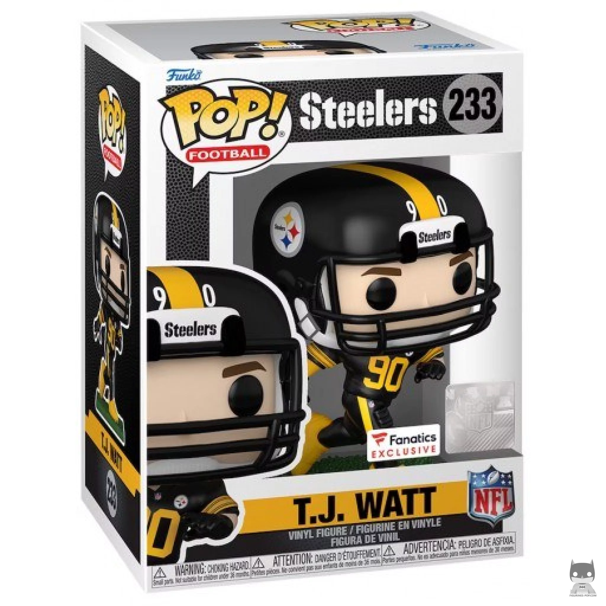 Figurine Funko POP T.J. Watt avec boîte
