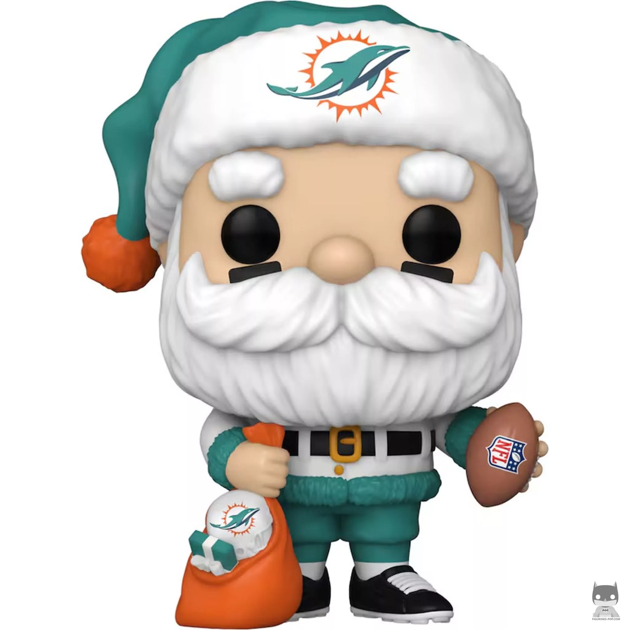 Figurine Funko POP Père Noël Miami Dolphins (NFL)