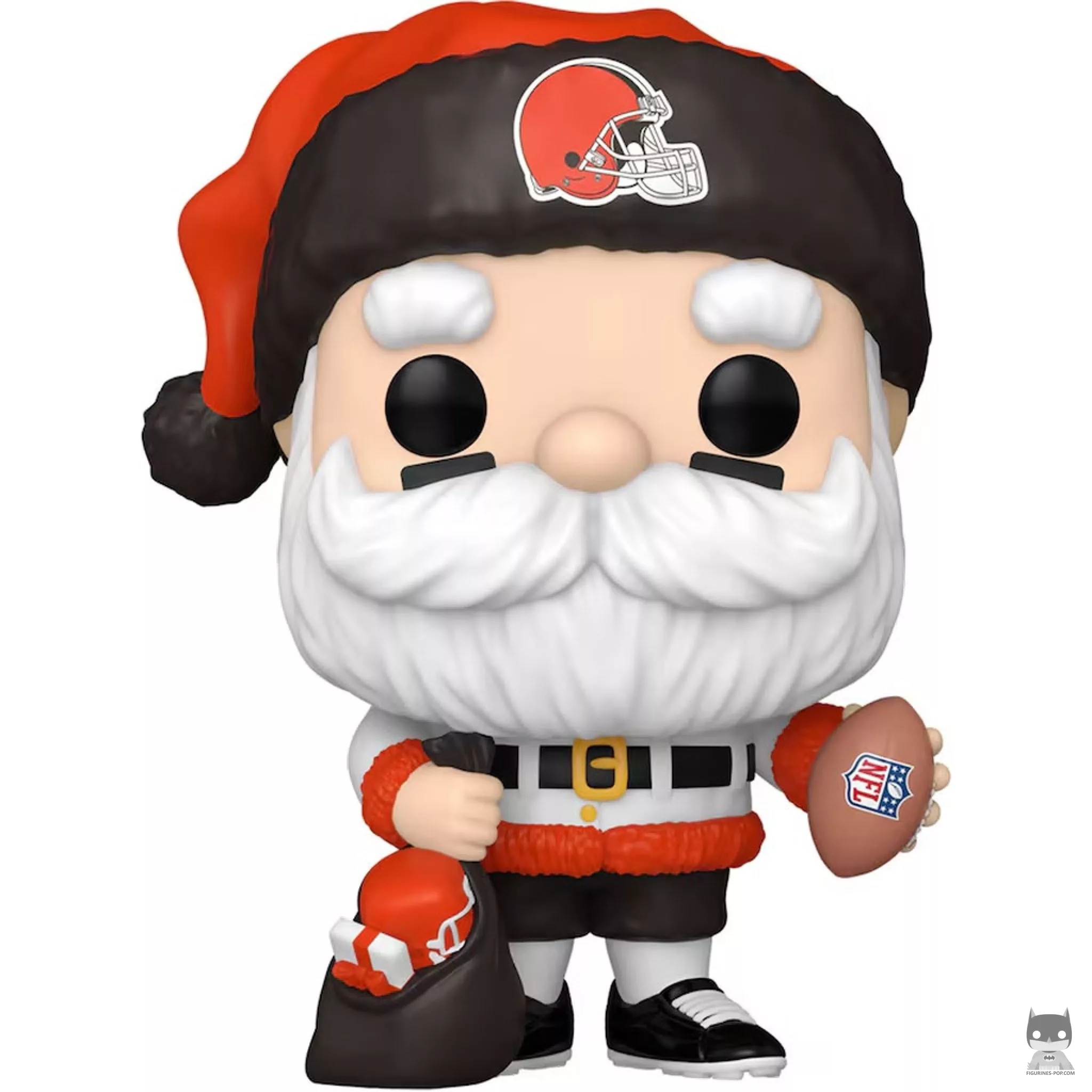 Figurine Funko POP Père Noël Cleveland Browns (NFL)