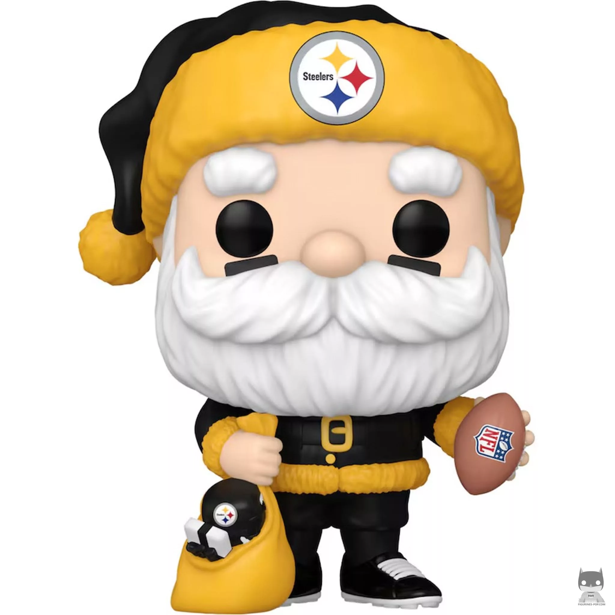 Figurine Funko POP Père Noël Pittsburgh Steelers (NFL)