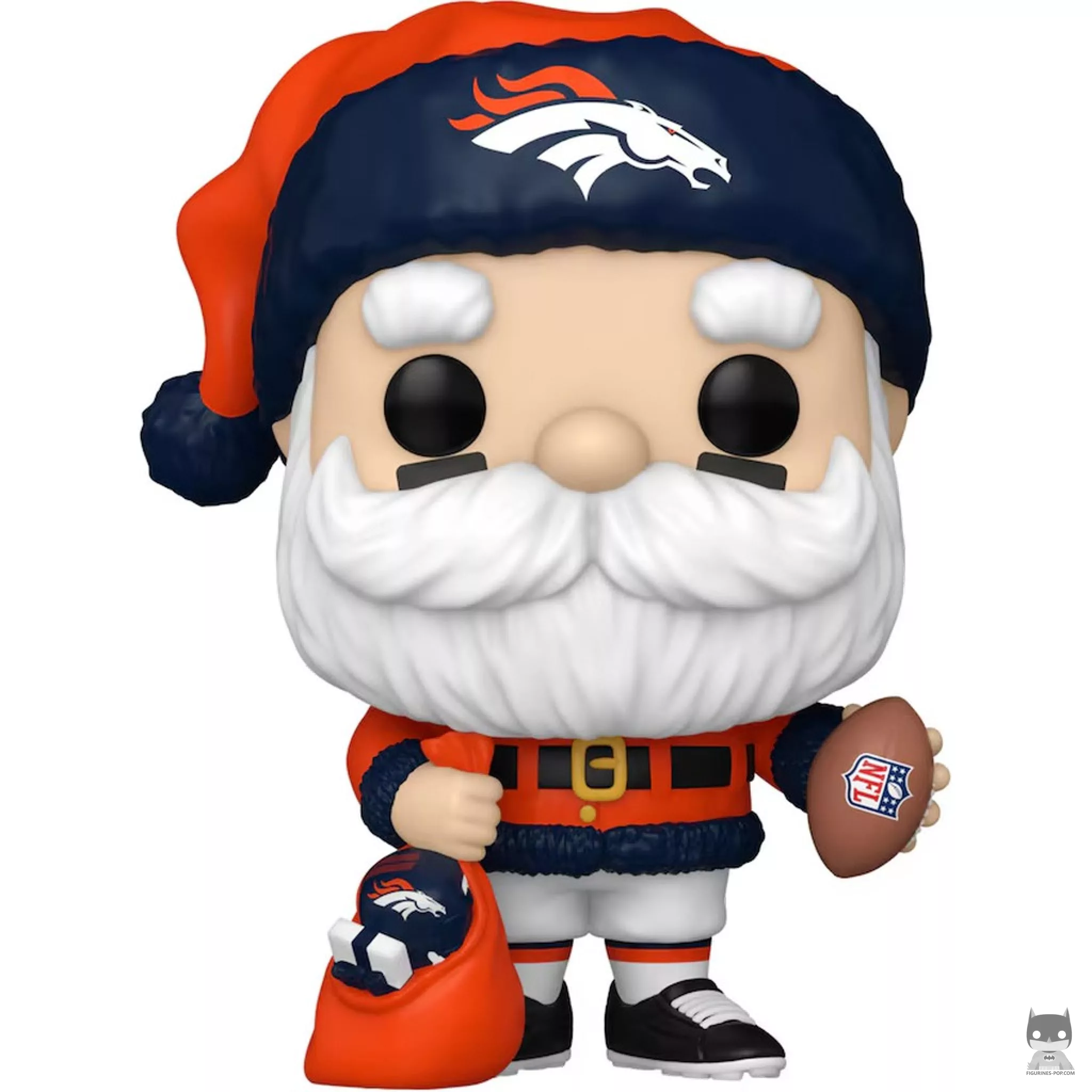 Figurine Funko POP Père Noël Denver Broncos (NFL)