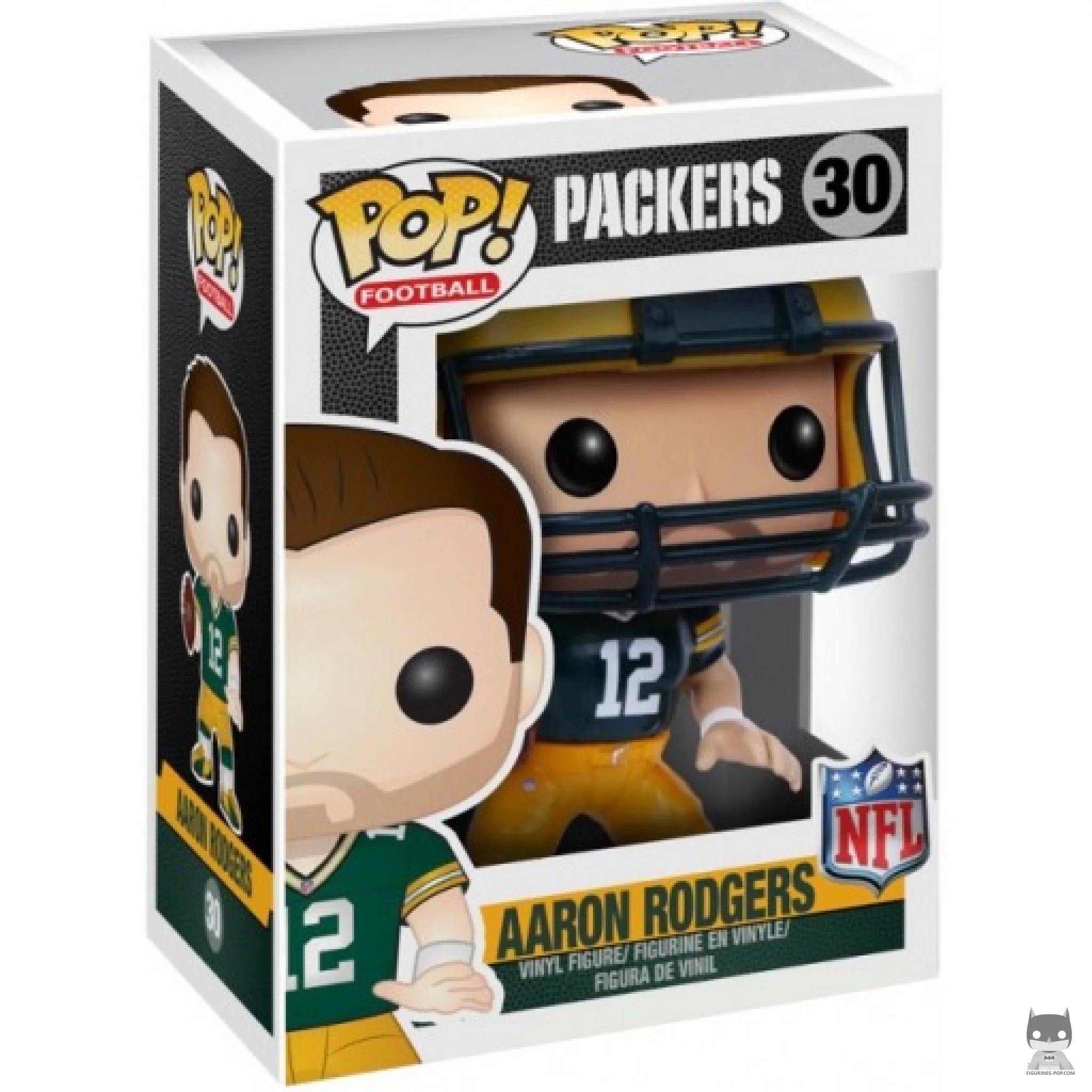 Figurine Funko POP Aaron Rodgers avec boîte