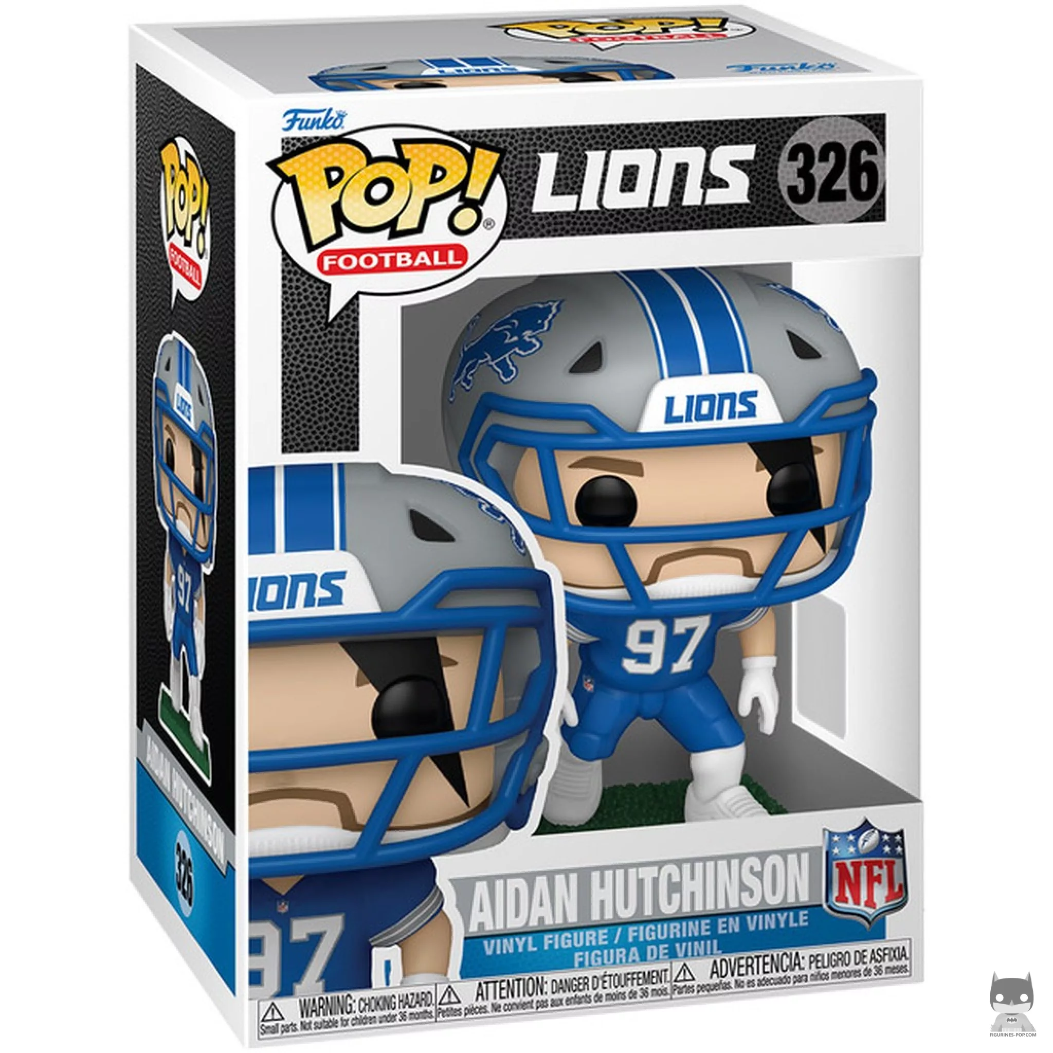 Figurine Funko POP Aidan Hutchinson avec boîte