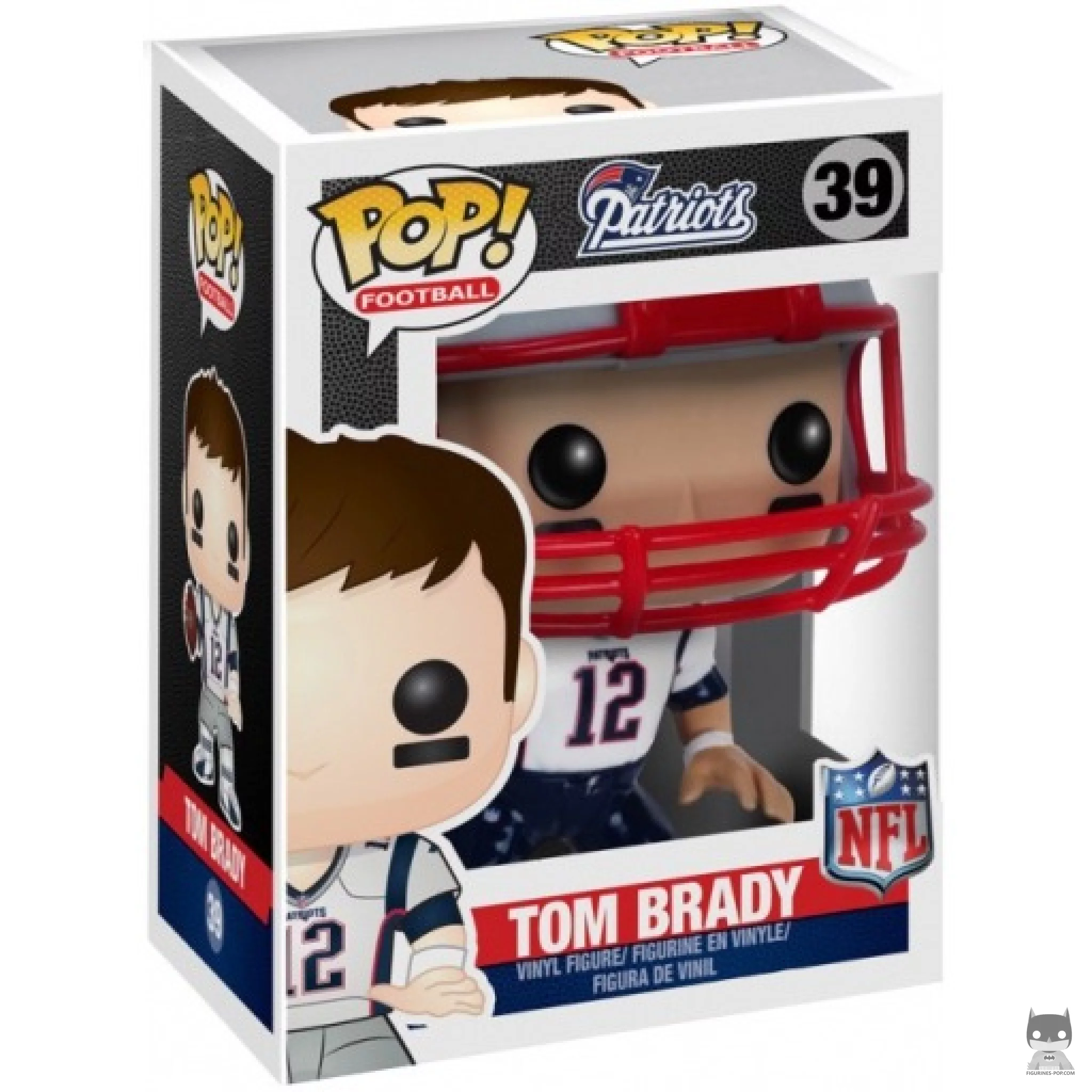Figurine Funko POP Tom Brady avec boîte