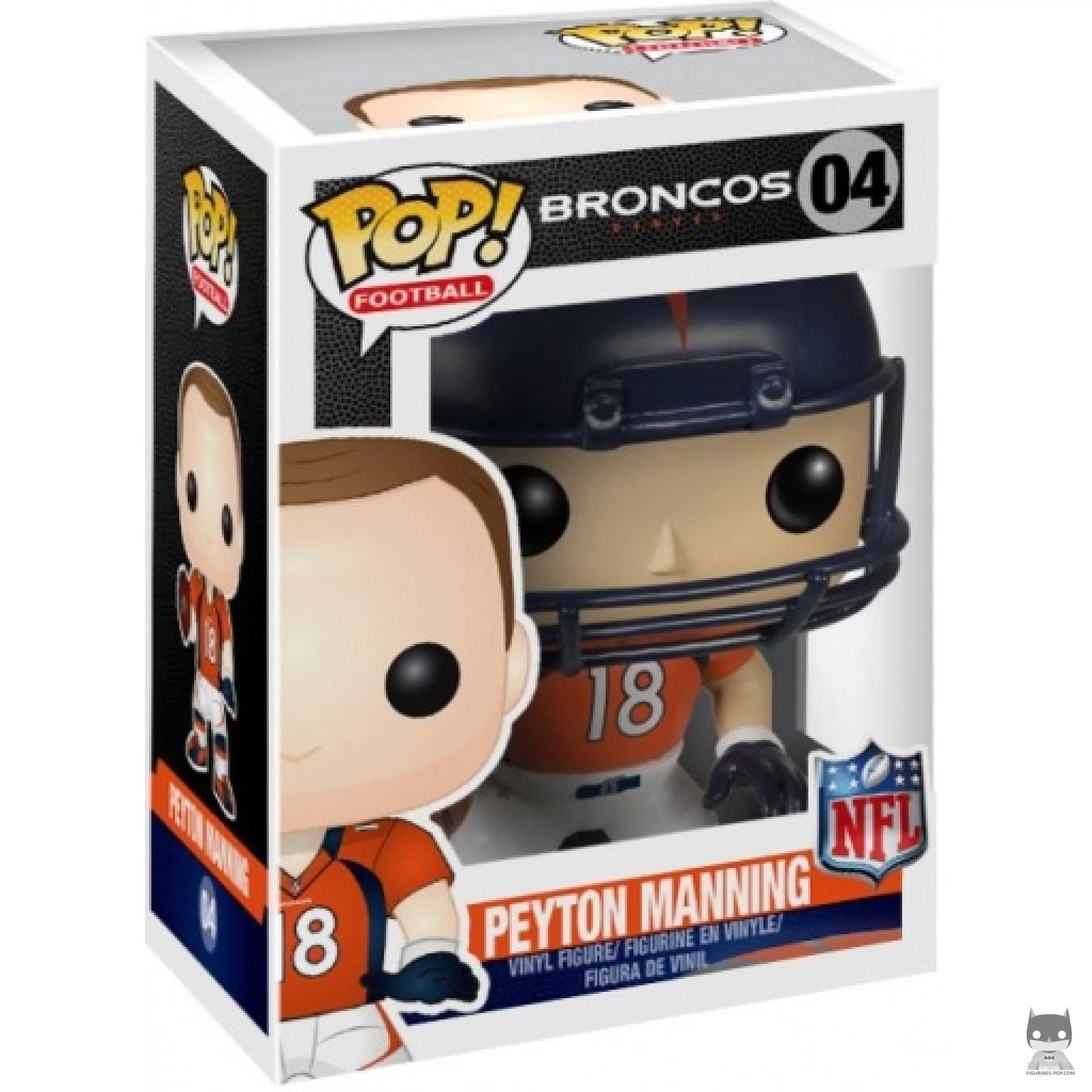 Figurine Funko POP Peyton Manning avec boîte
