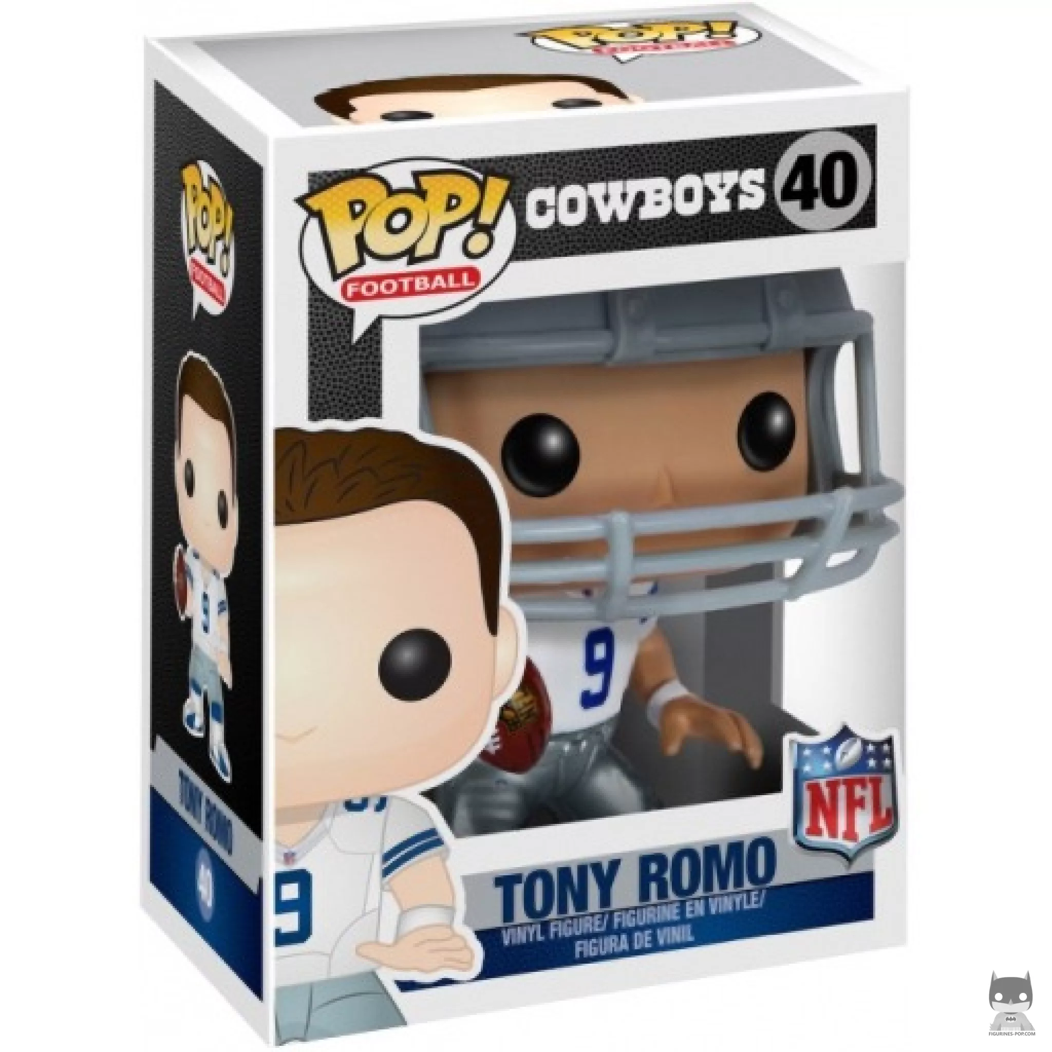 Figurine Funko POP Tony Romo avec boîte