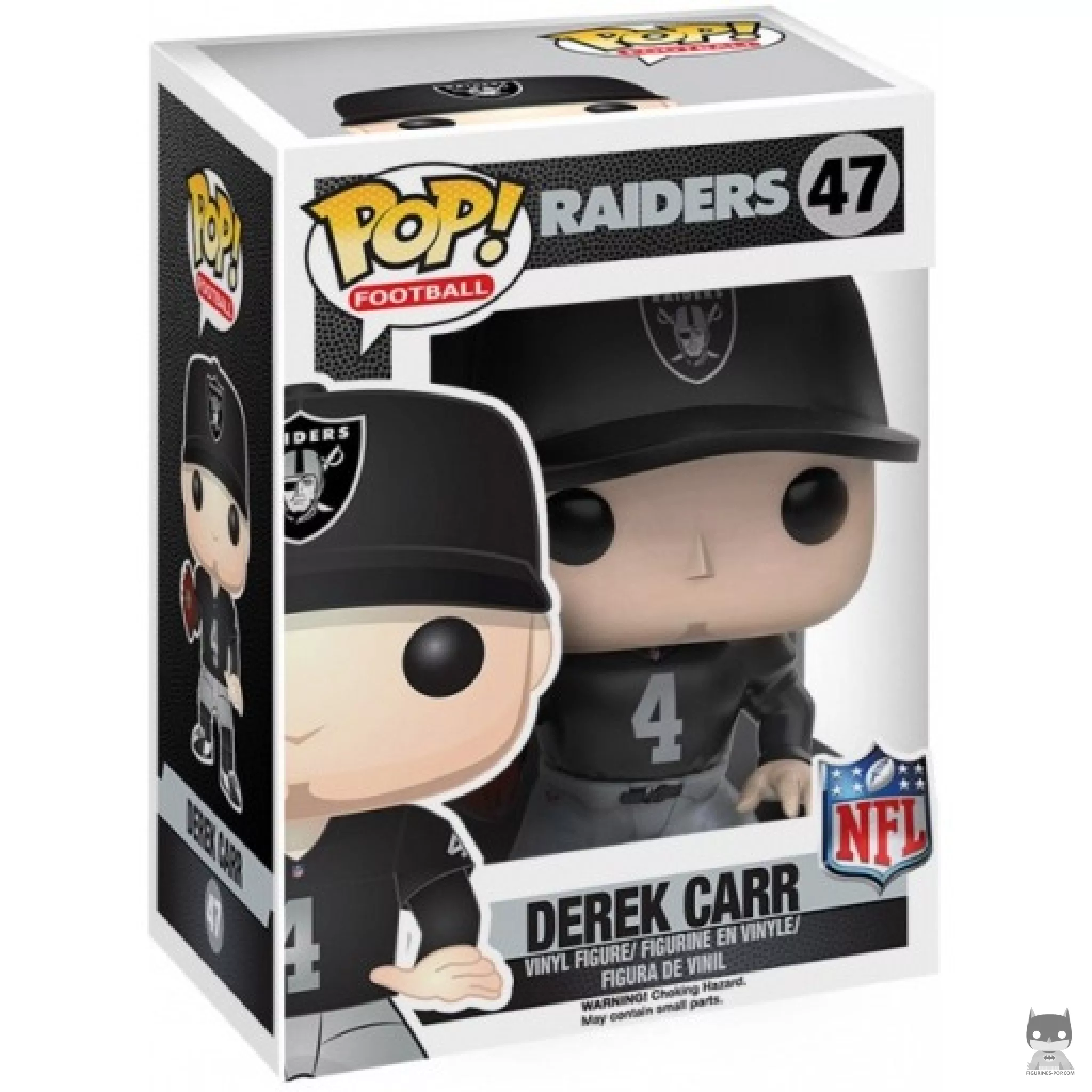 Figurine Funko POP Derek Carr avec boîte