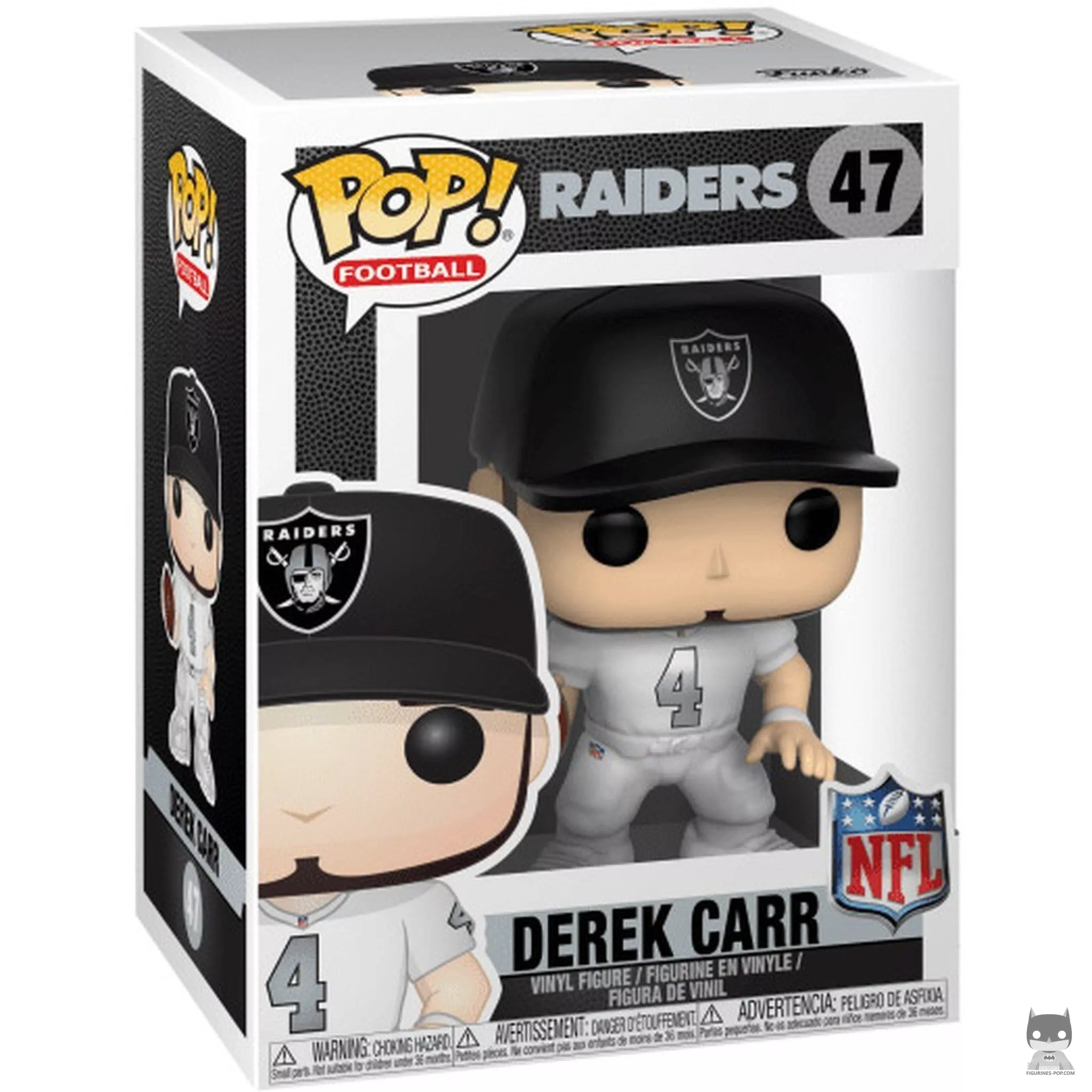 Figurine Funko POP Derek Carr avec boîte