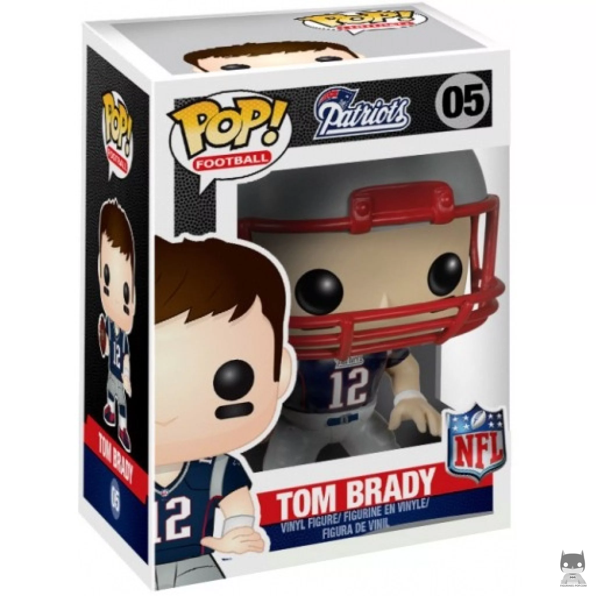 Figurine Funko POP Tom Brady avec boîte