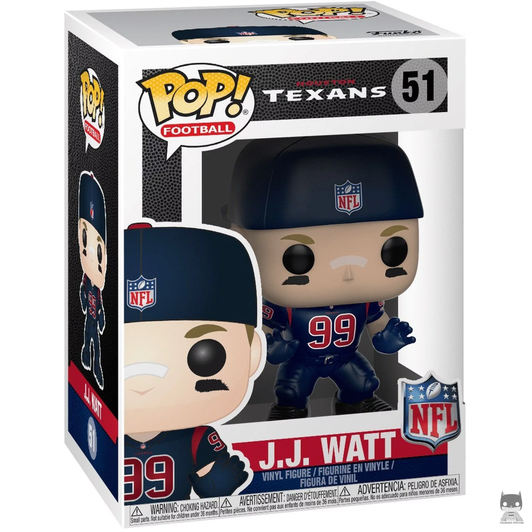 Figurine Funko POP JJ Watt avec boîte