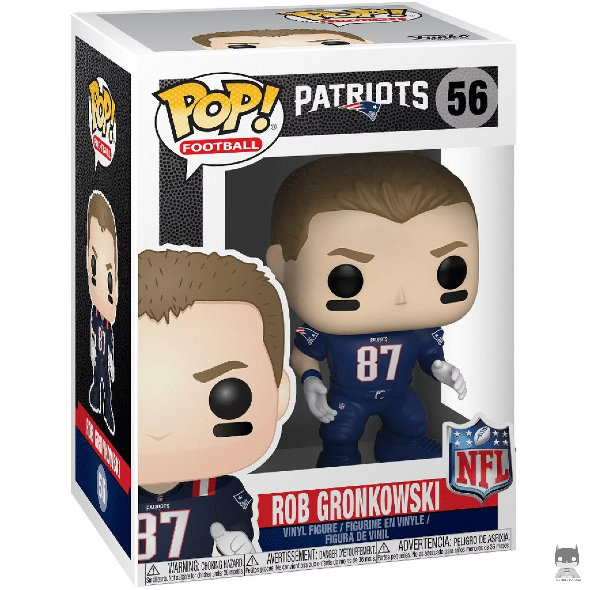 Figurine Funko POP Rob Gronkowski avec boîte