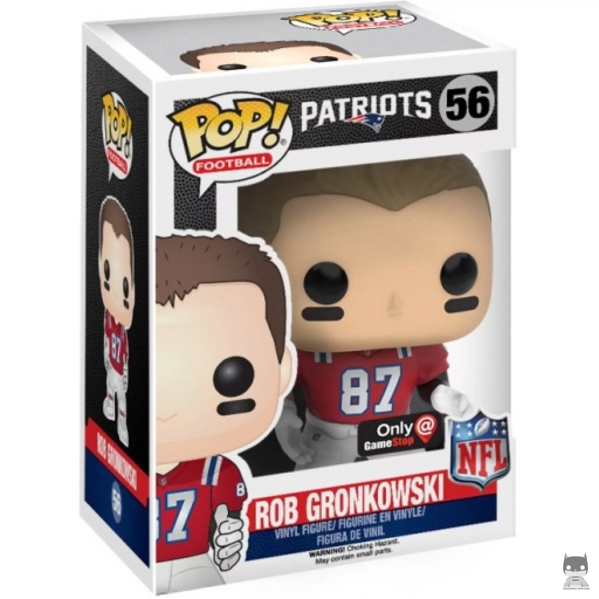 Figurine Funko POP Rob Gronkowski (Maillot Retro) avec boîte