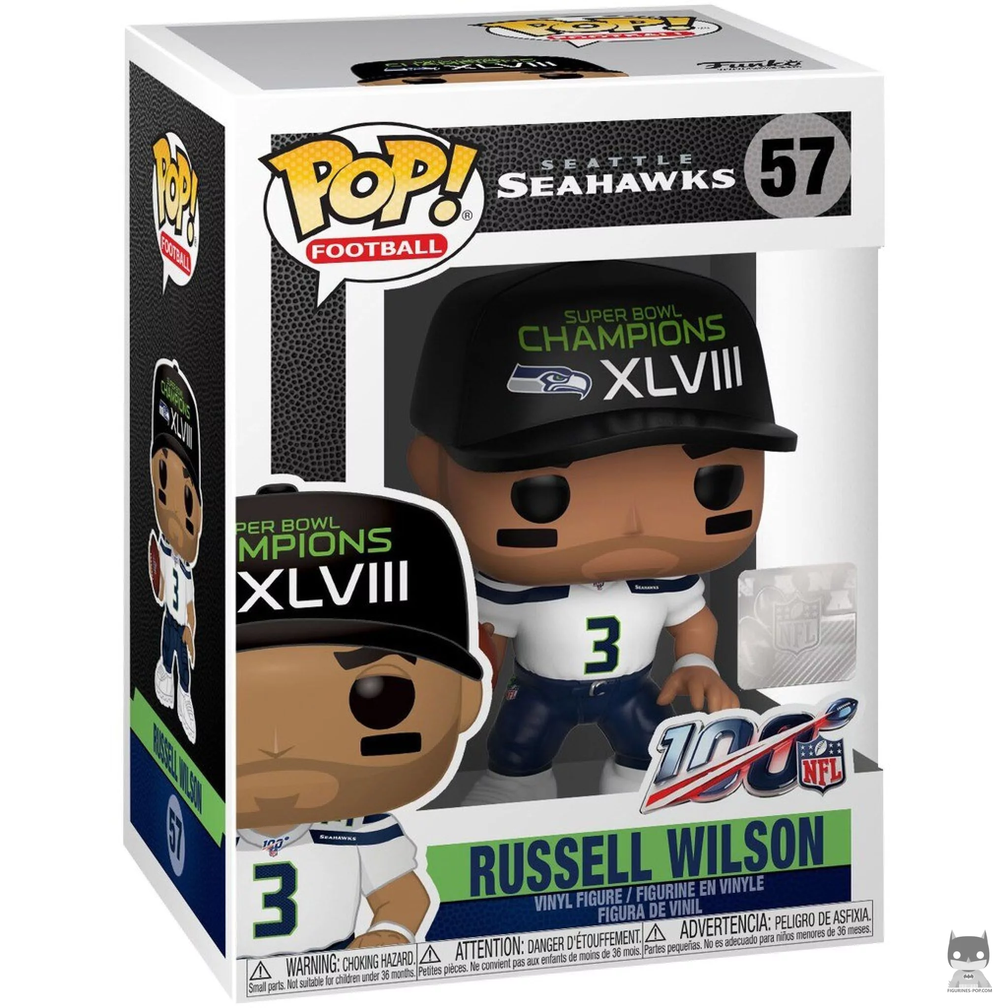 Figurine Funko POP Russell Wilson avec boîte