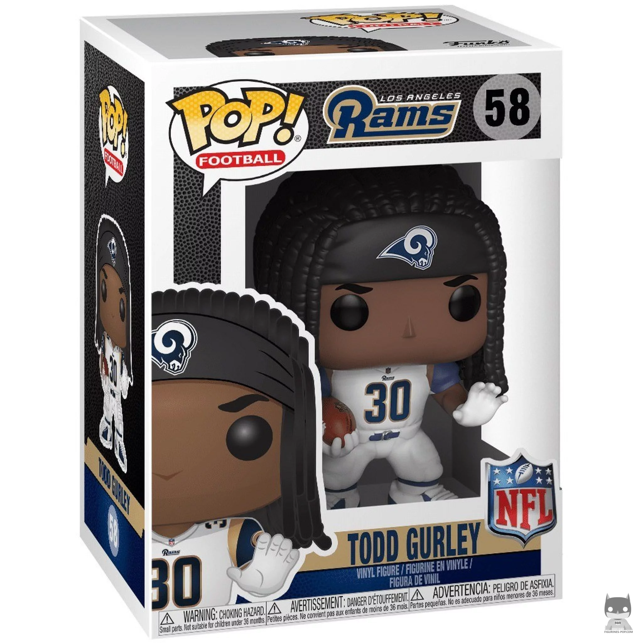 Figurine Funko POP Todd Gurley avec boîte