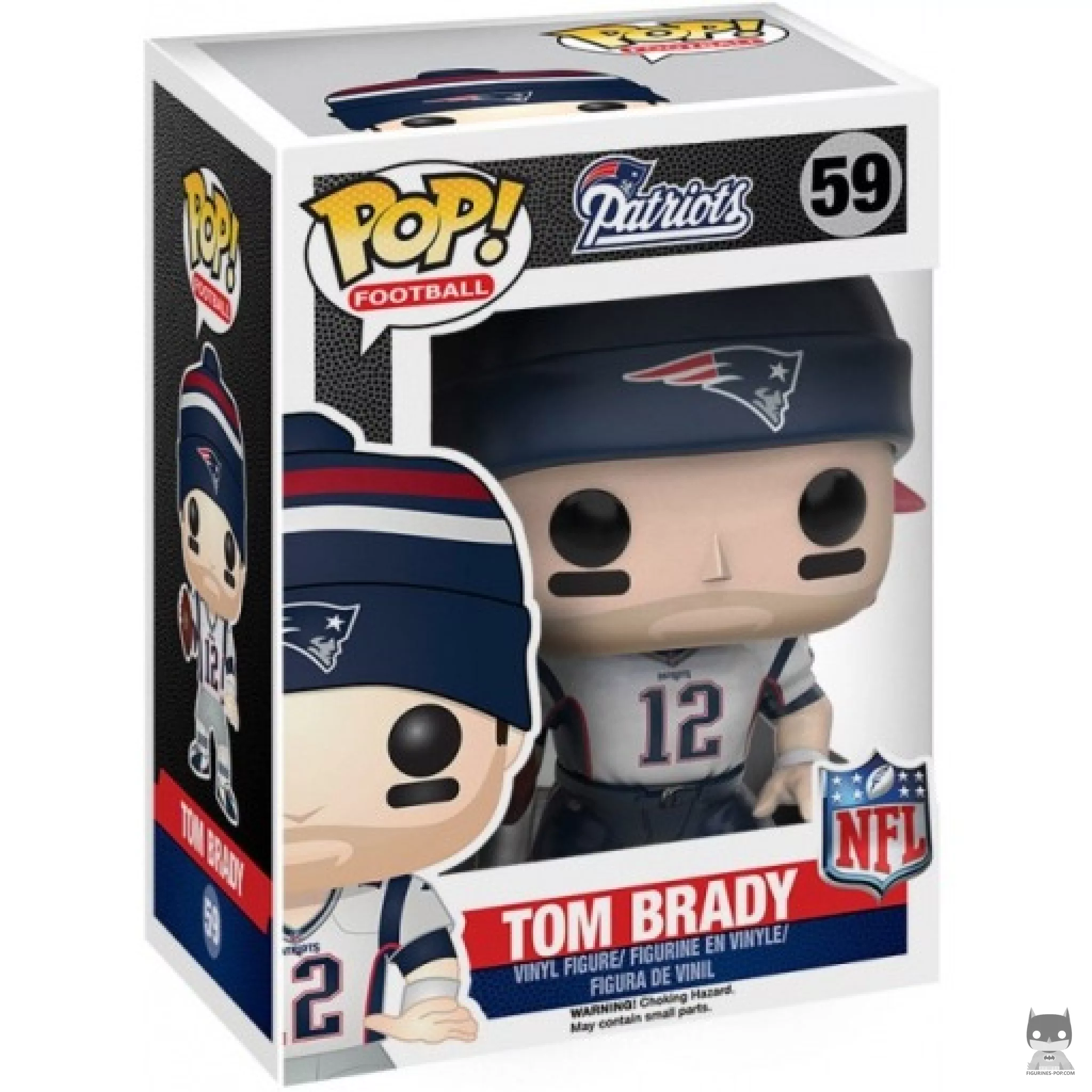 Figurine Funko POP Tom Brady avec boîte