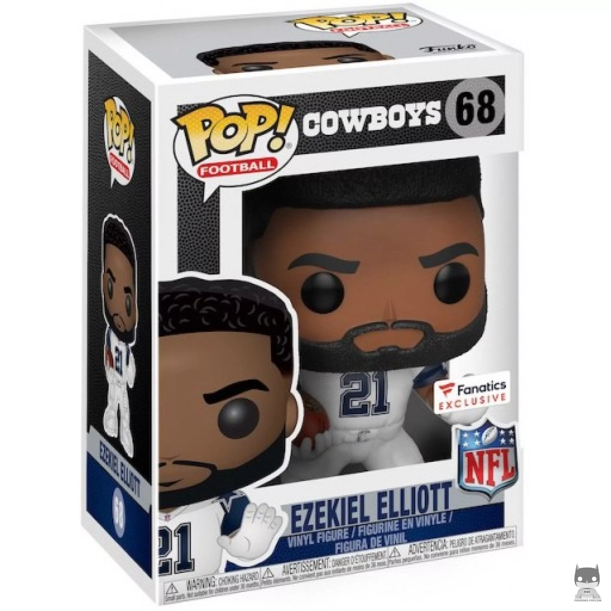 Figurine Funko POP Ezekiel Elliott avec boîte