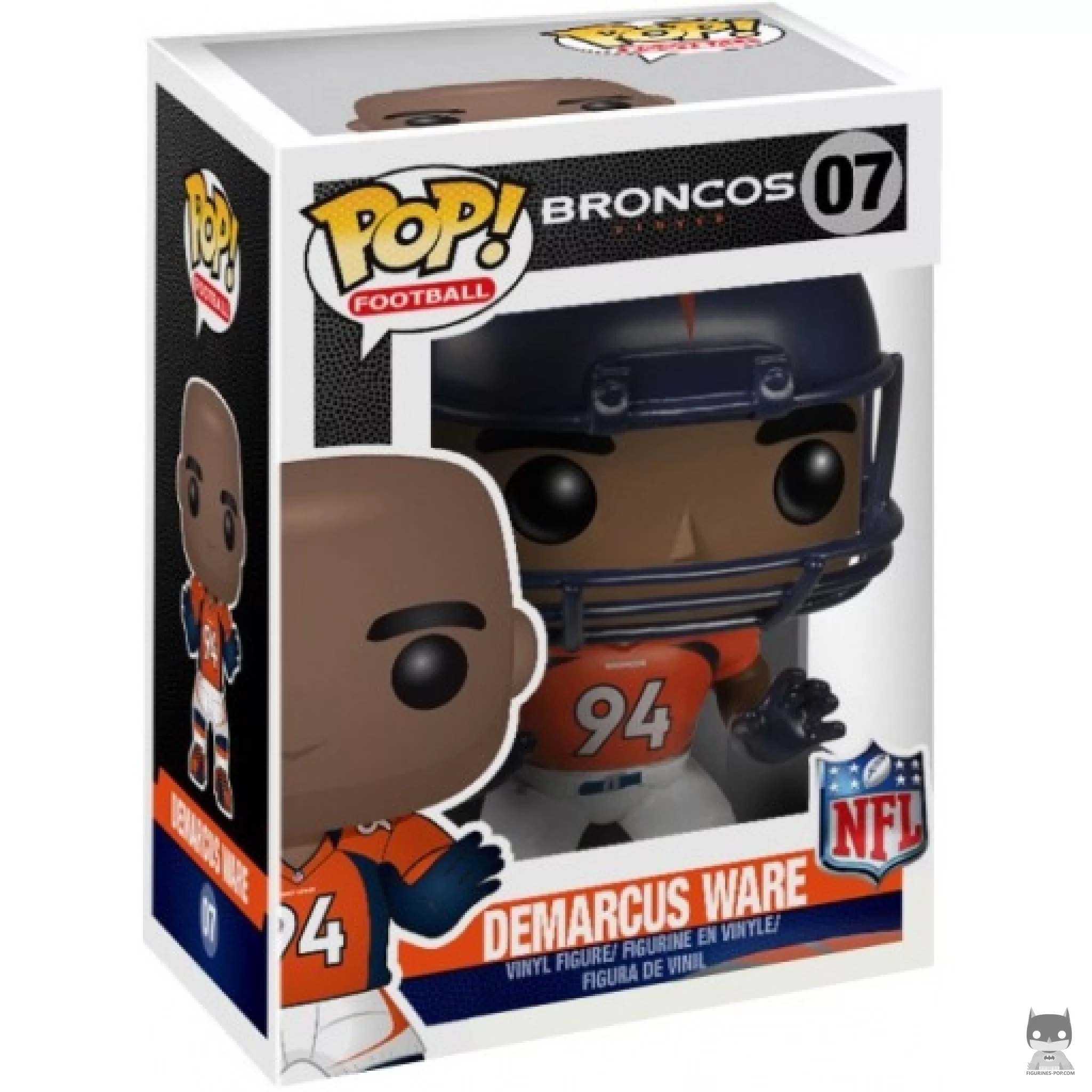 Figurine Funko POP DeMarcus Ware avec boîte