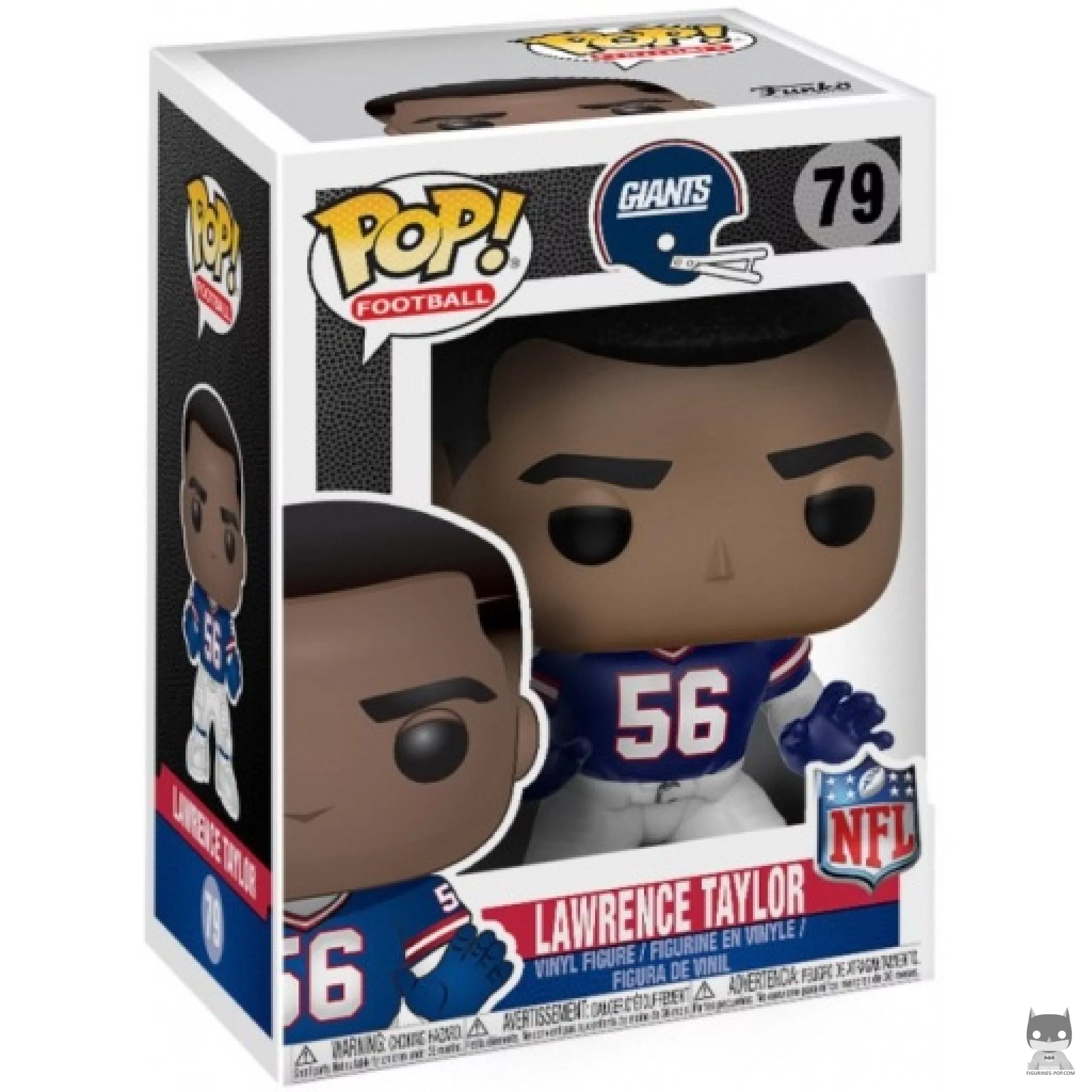 Figurine Funko POP Lawrence Taylor (Giants Throwback) avec boîte