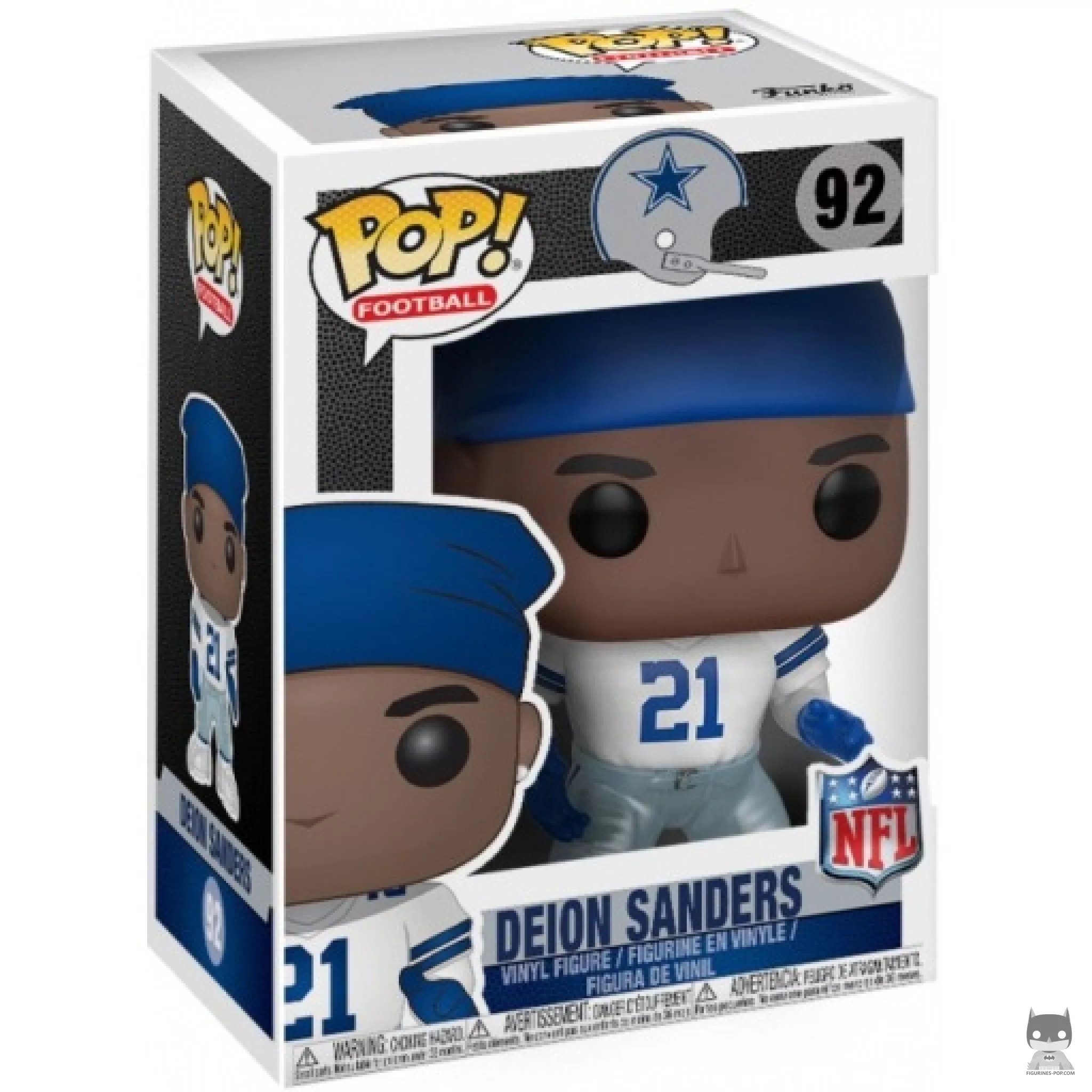 Figurine Funko POP Deion Sanders (Cowboys Home) avec boîte