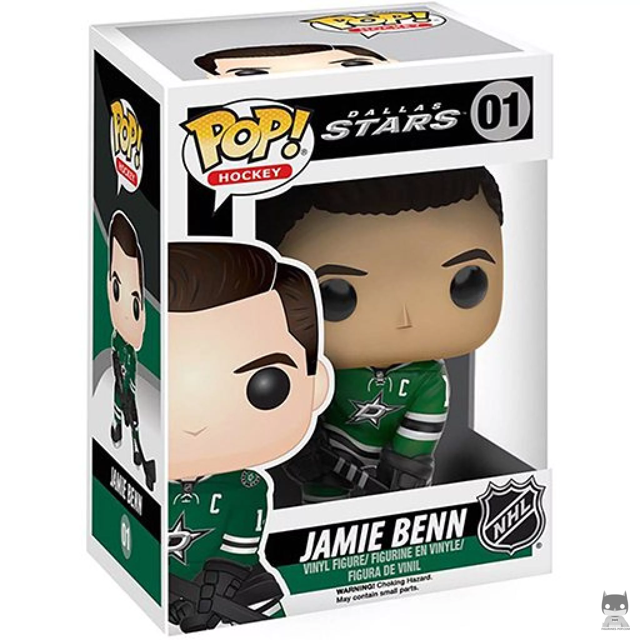 Figurine Funko POP Jamie Benn avec boîte