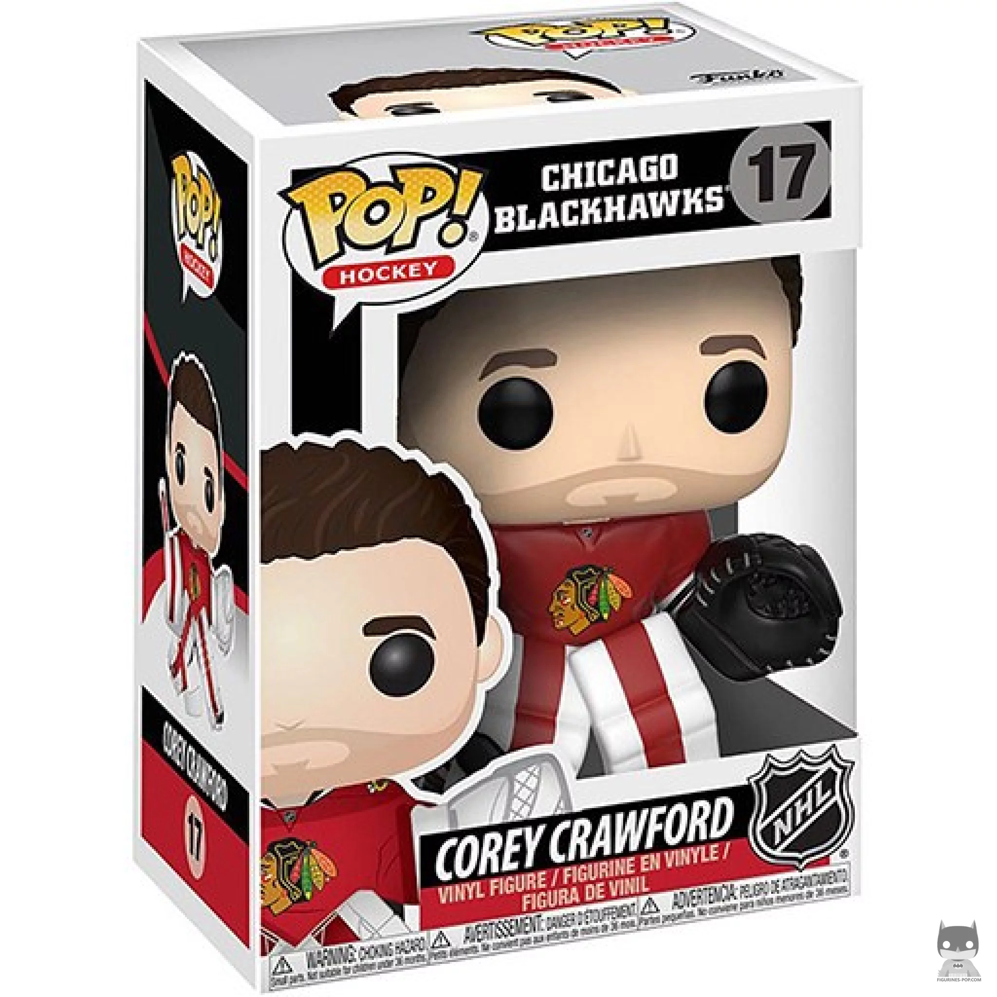 Figurine Funko POP Corey Crawford avec boîte