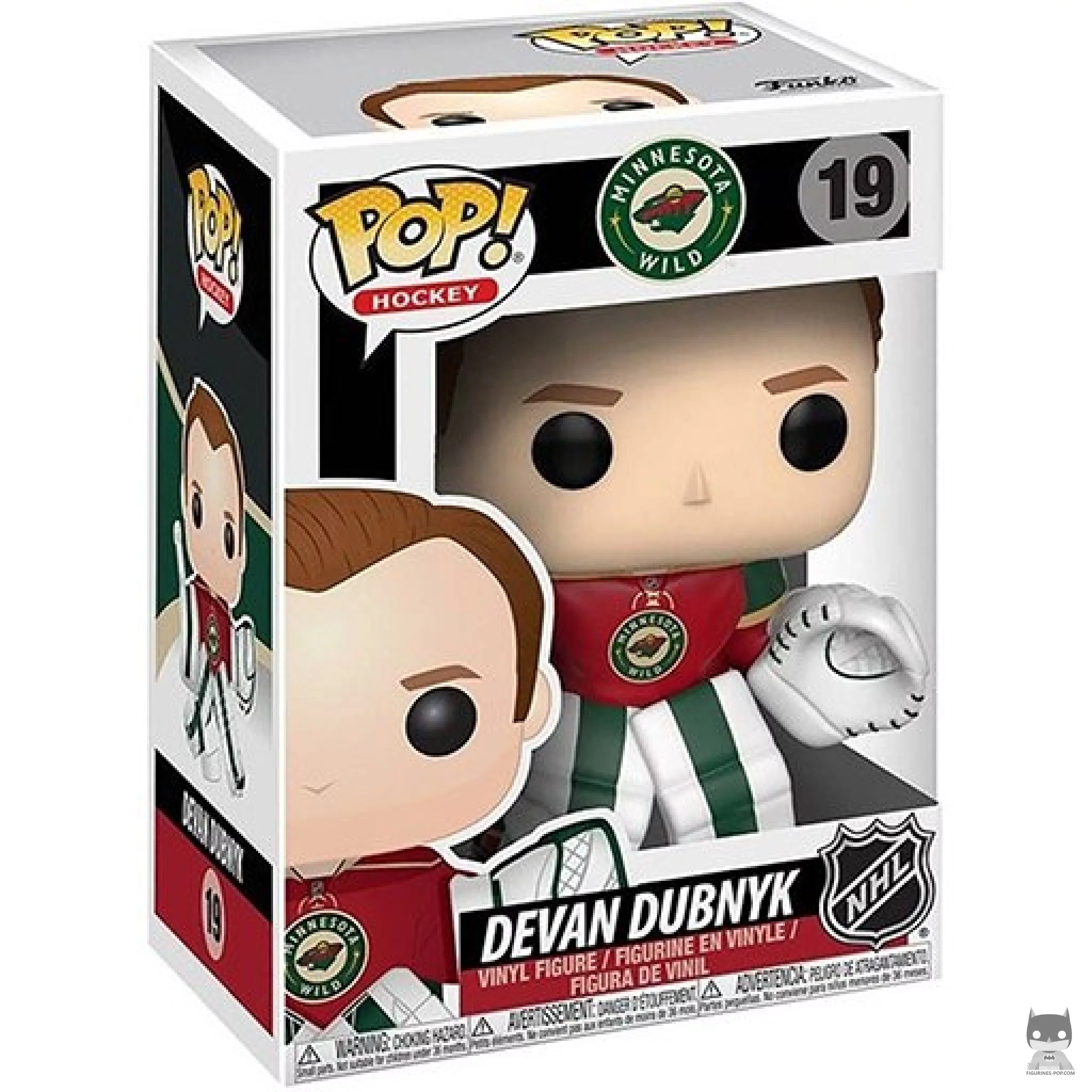 Figurine Funko POP Devan Dubnyk (Wild Home) avec boîte