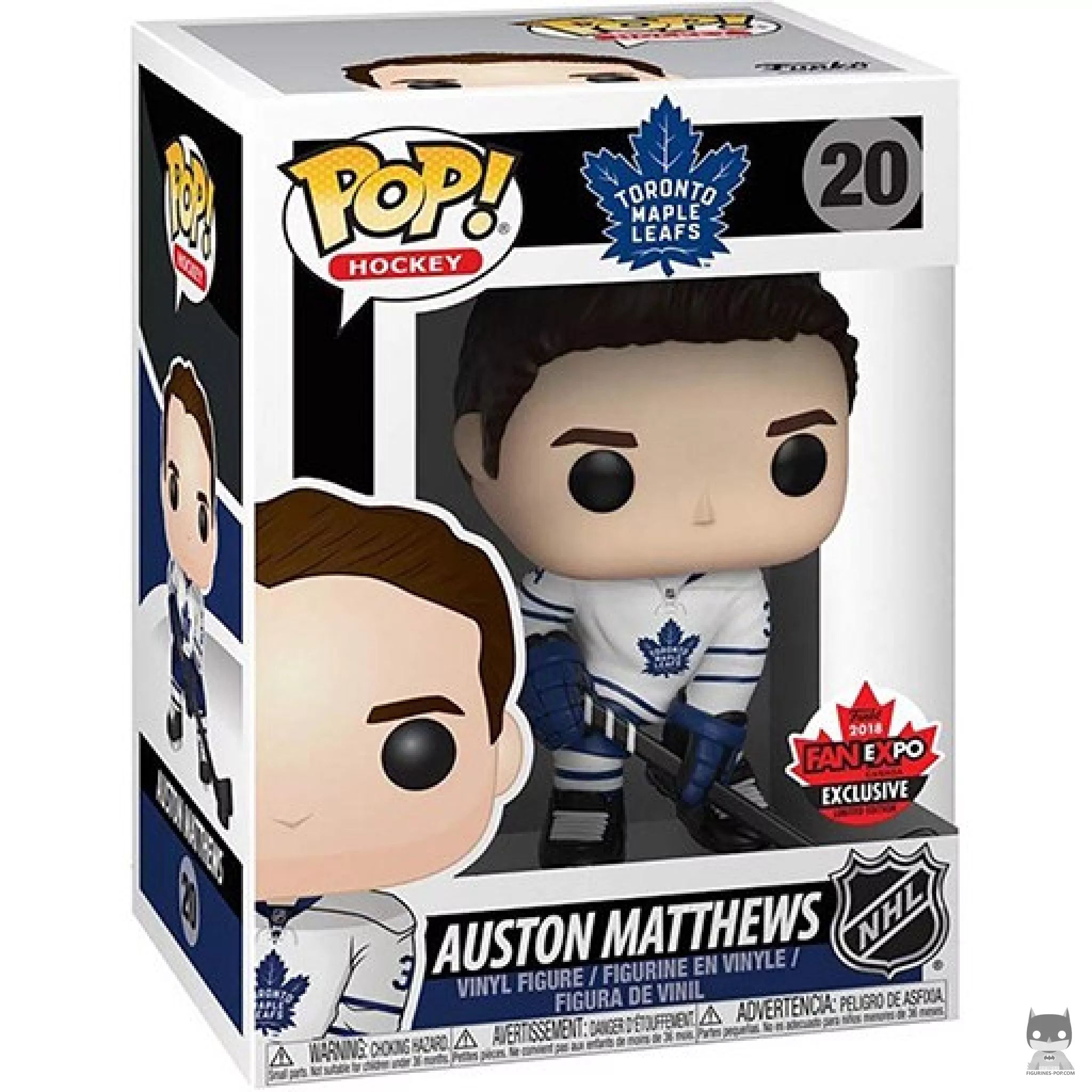 Figurine Funko POP Auston Matthews (Maillot Extérieur) avec boîte