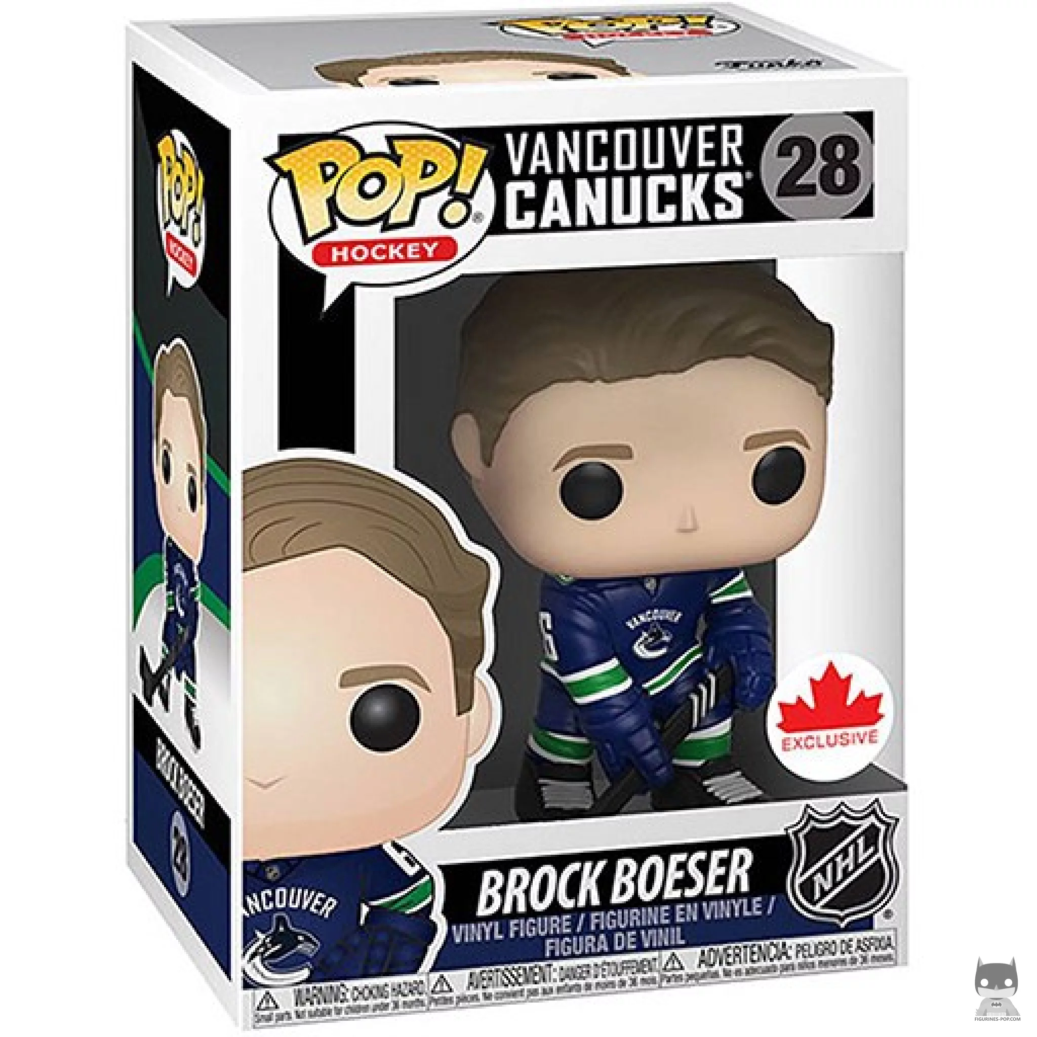 Figurine Funko POP Brock Boeser avec boîte