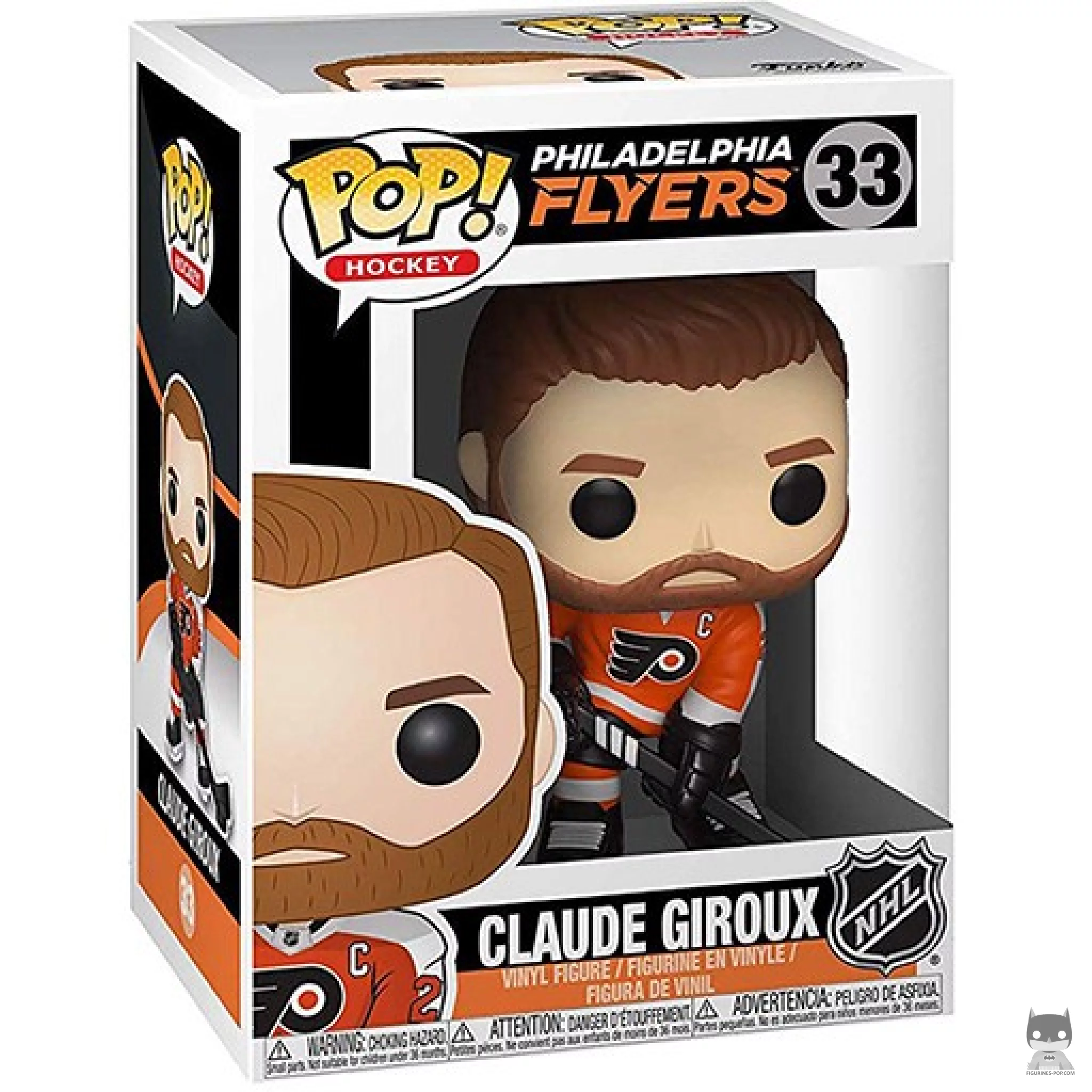 Figurine Funko POP Claude Giroux avec boîte